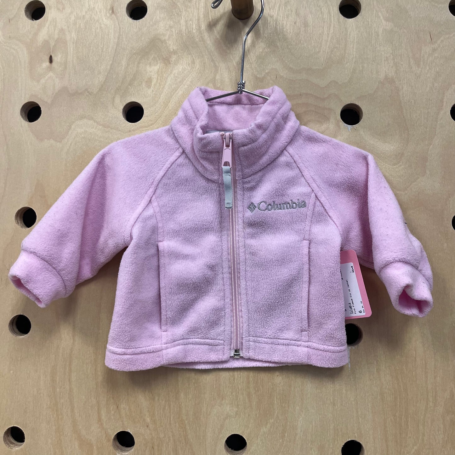 Pink Fleece Zip Up Jacket
