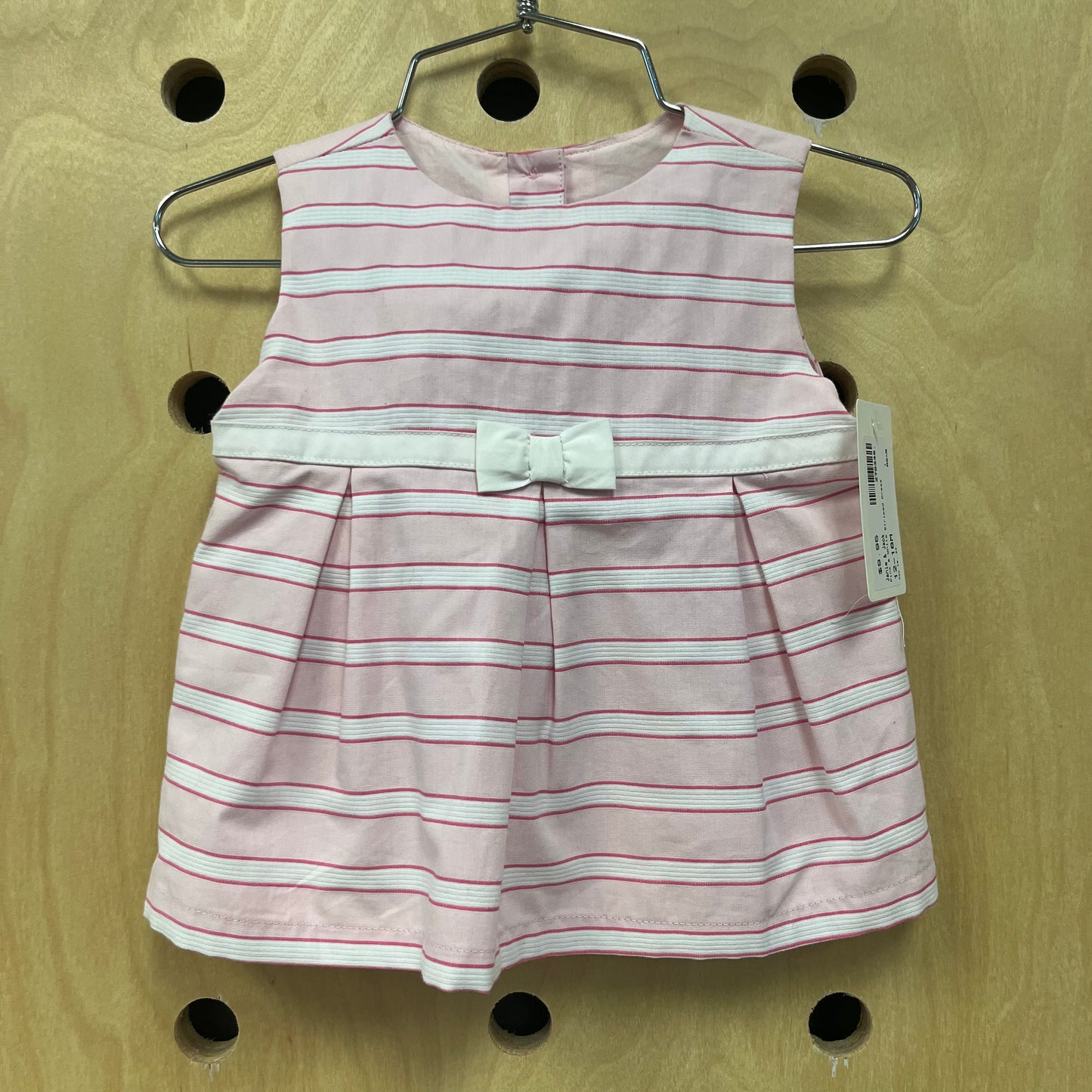 Pink & White Striped Dress