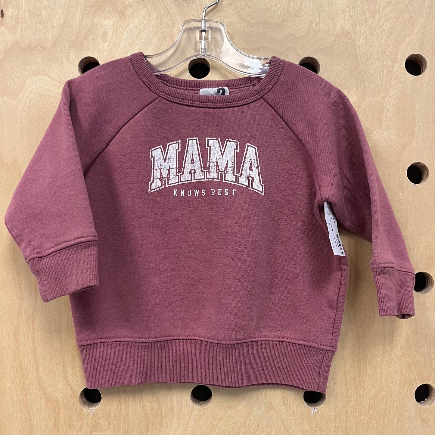 Pink Mama Knows Best Sweatshirt
