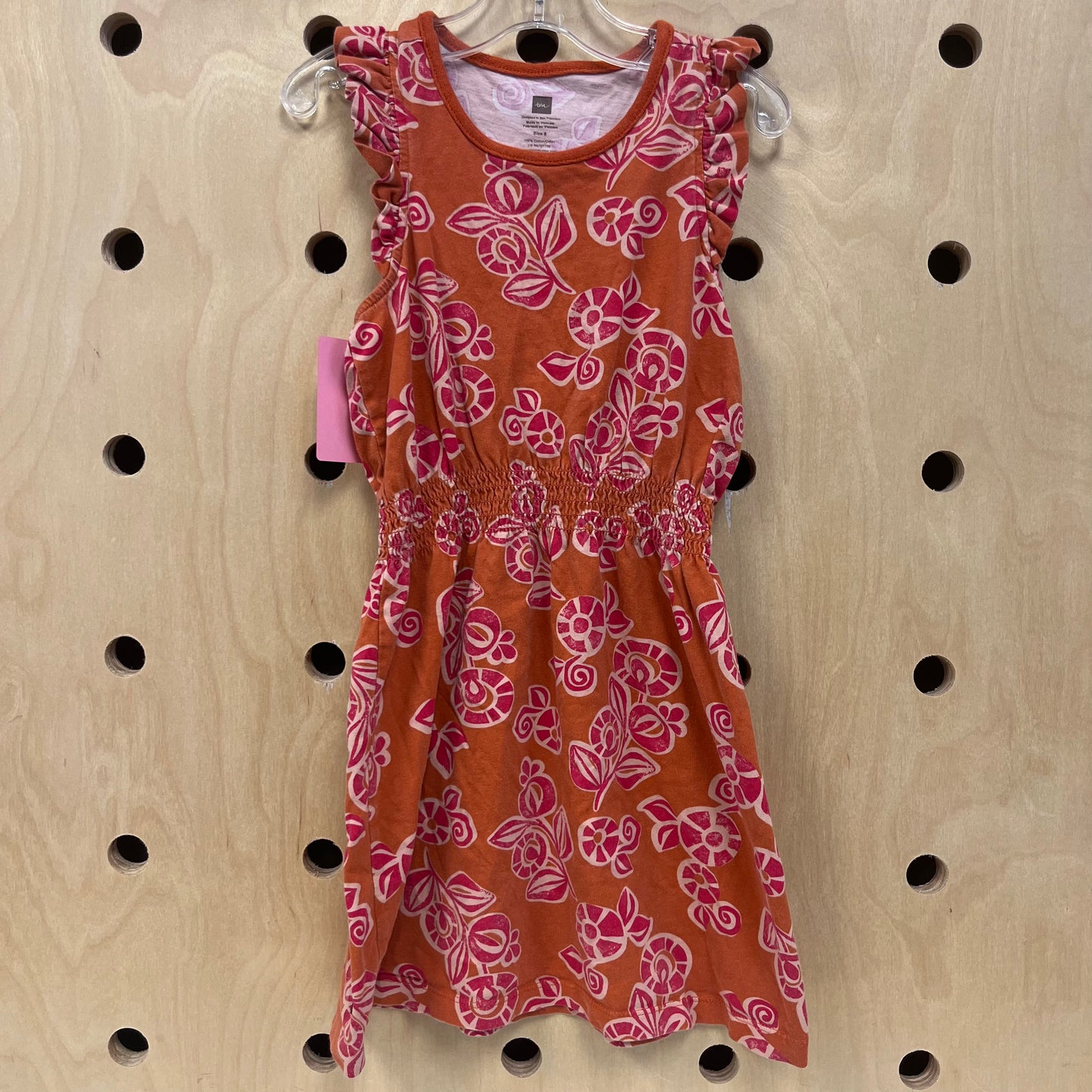 Terra Cotta Floral Dress