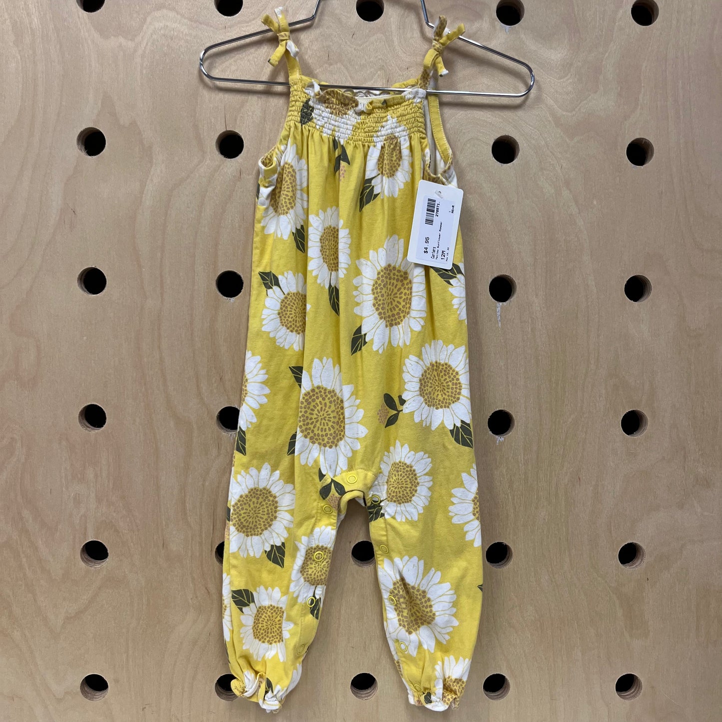 Yellow Sunflower Romper