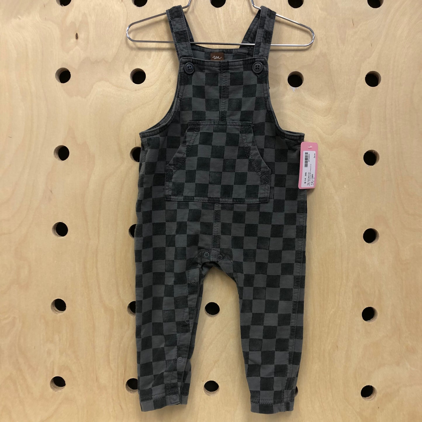 Grey Checkered Overalls