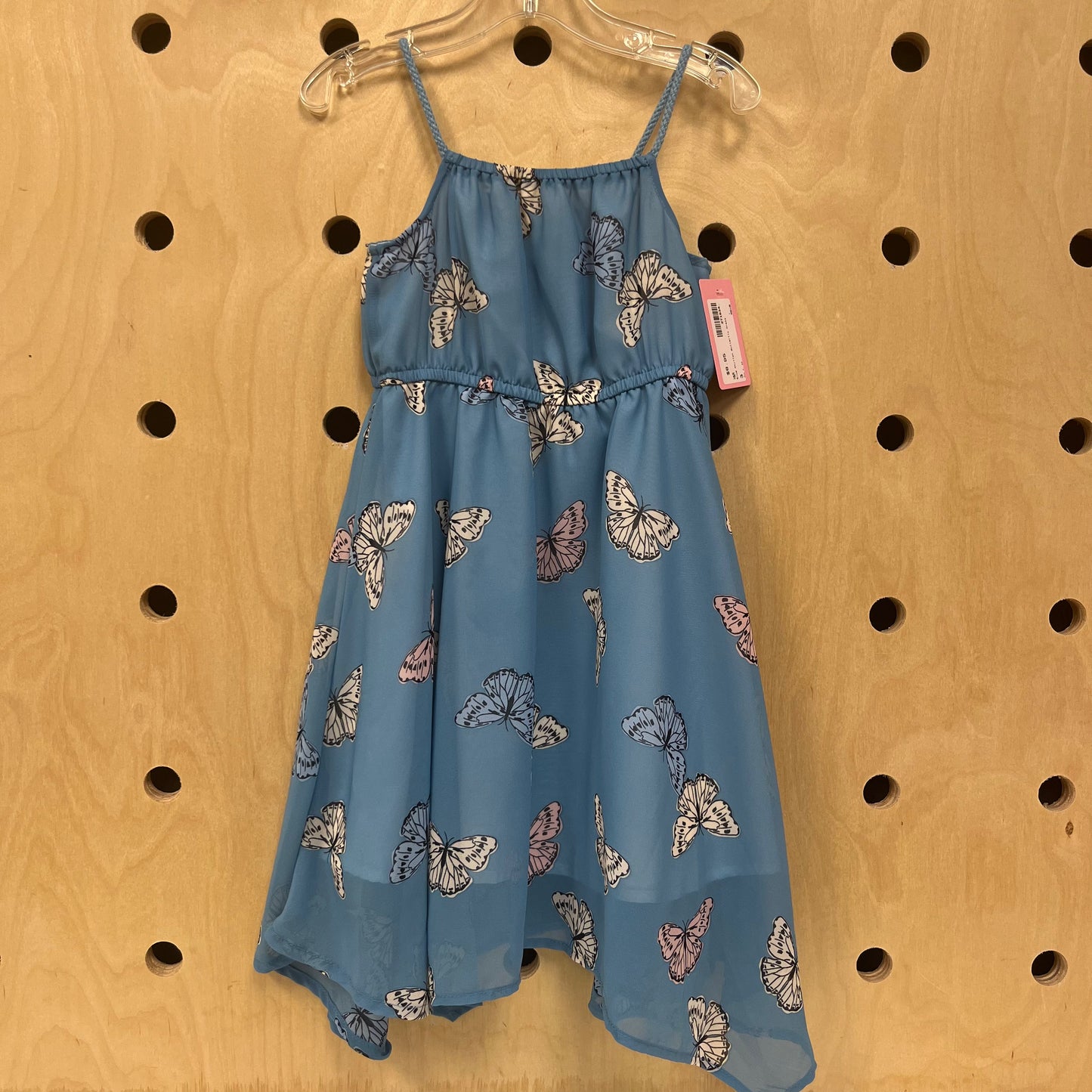 Blue Chiffon Butterfly Dress