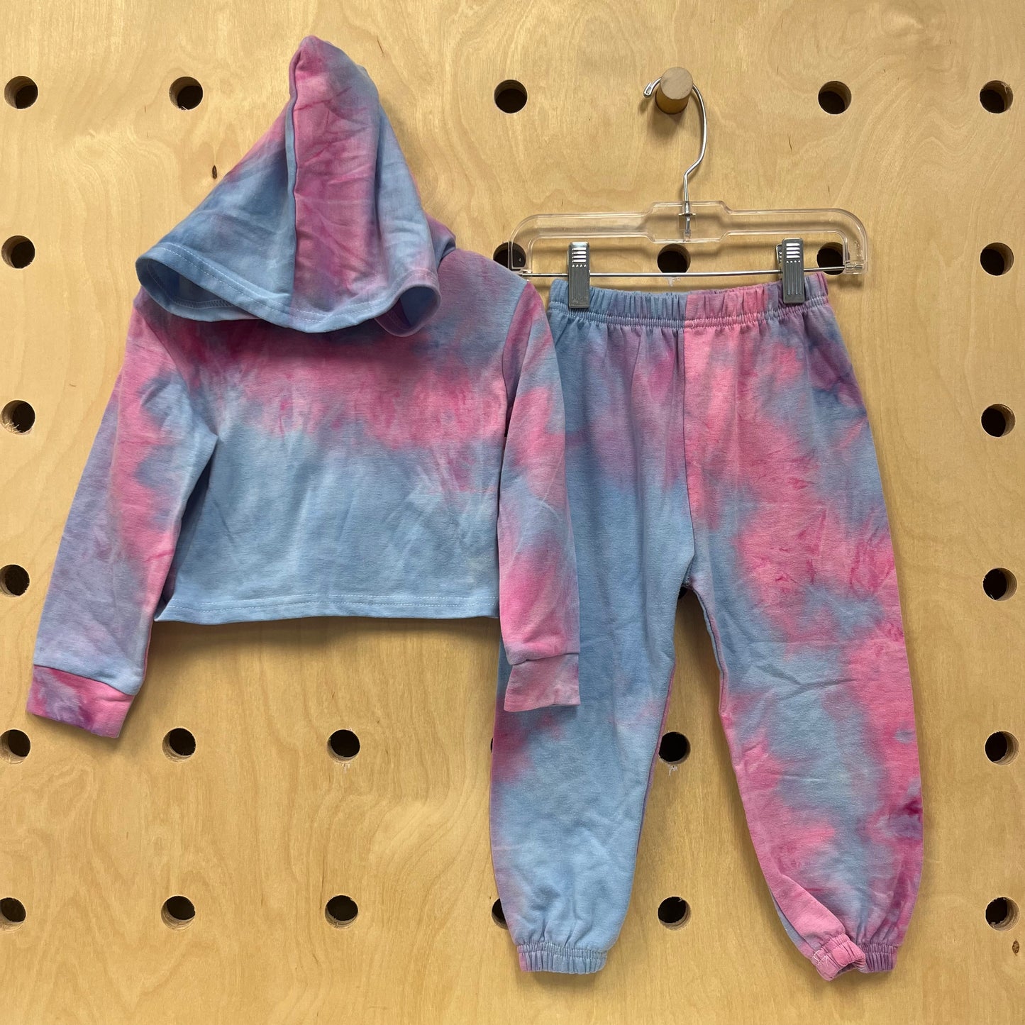 Pink+Blue Tie Dye Outfit