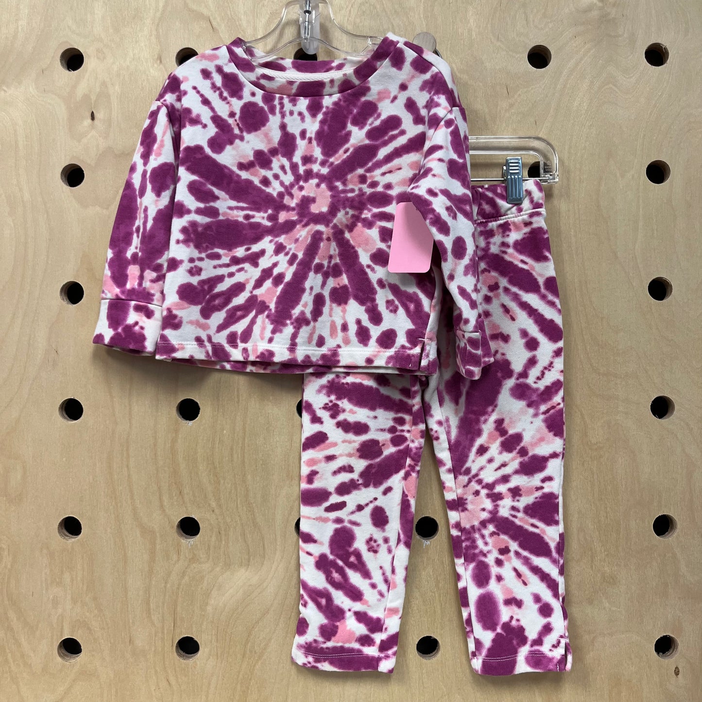 Pink Tie Dye Lounge Set