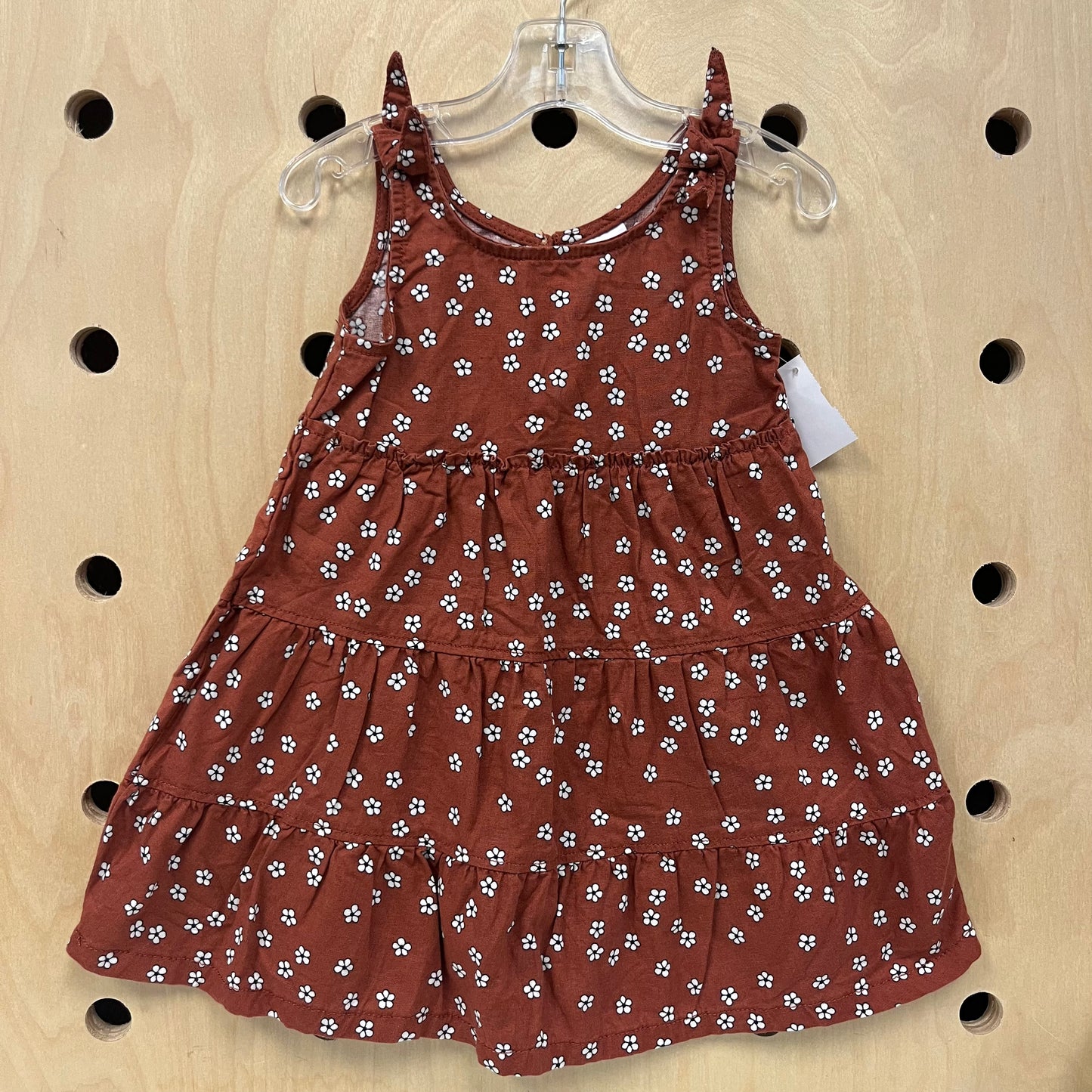 Brown Floral Tank Sundress