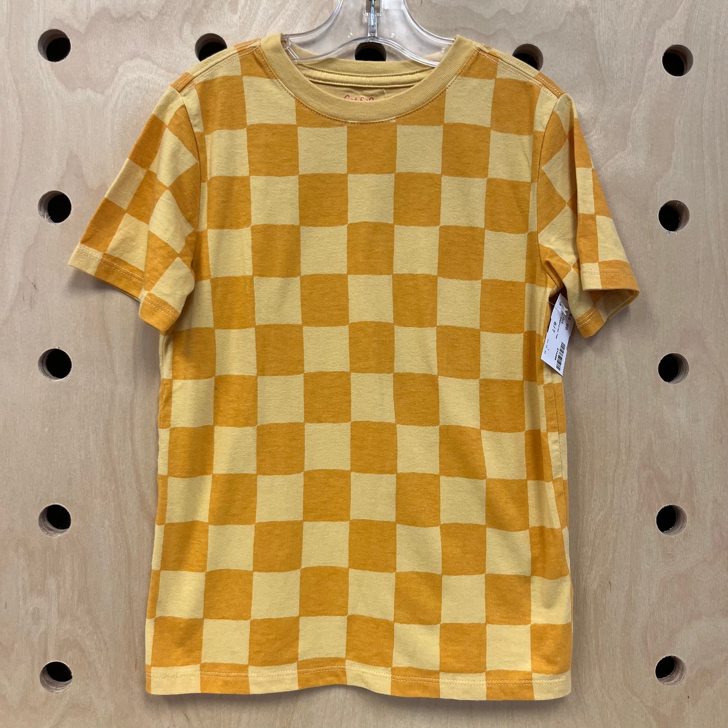 Yellow Checkered Tee