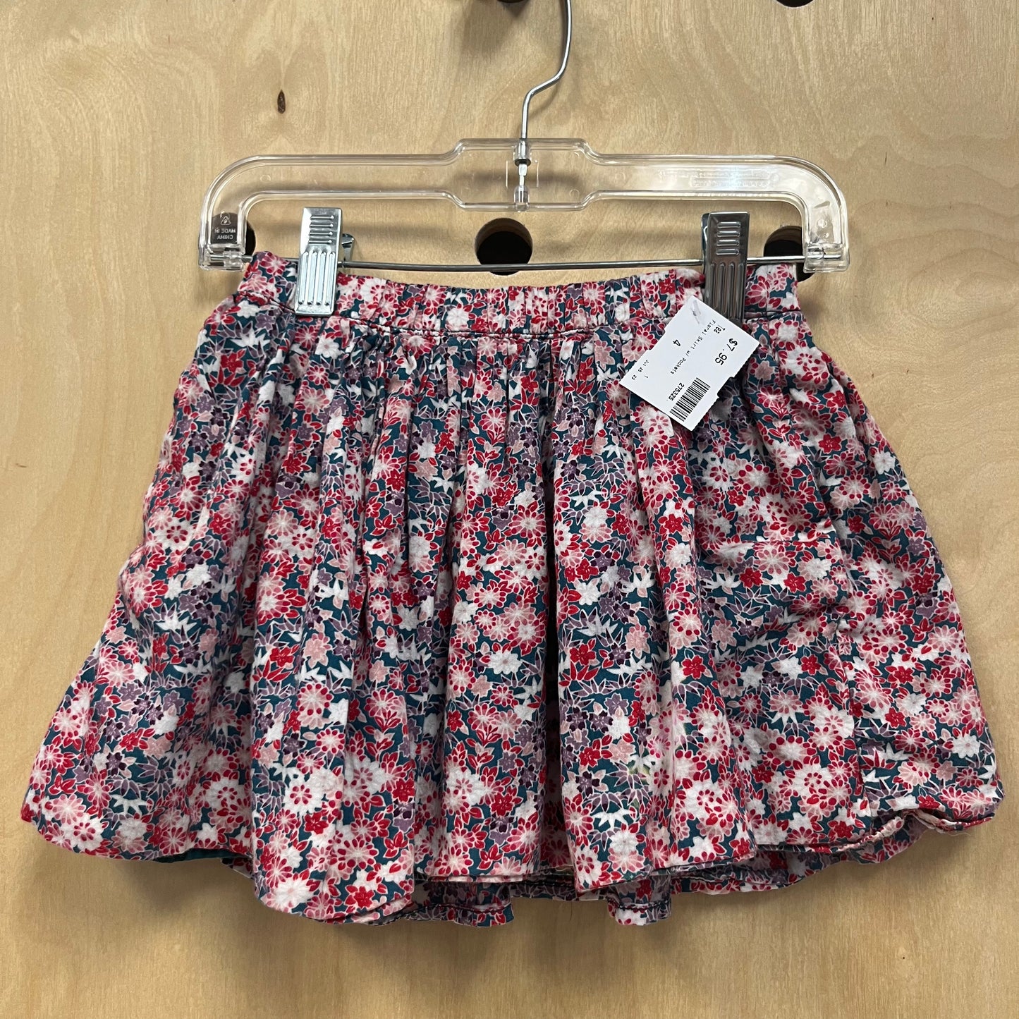 Floral Skirt w/ Pockets