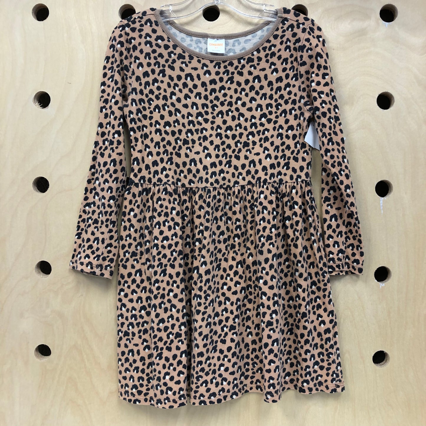 Brown Leopard Print Dress