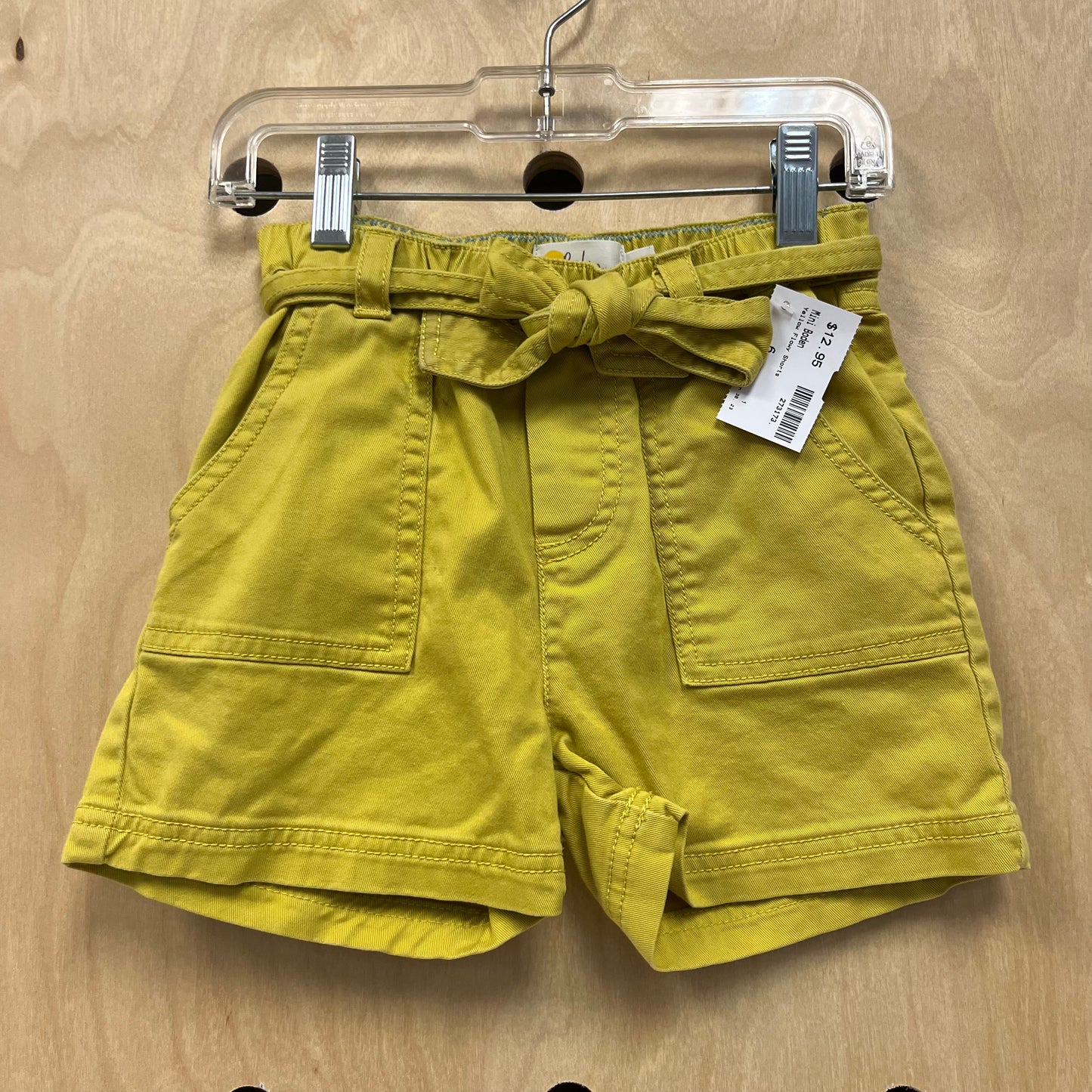 Yellow Flowy Shorts