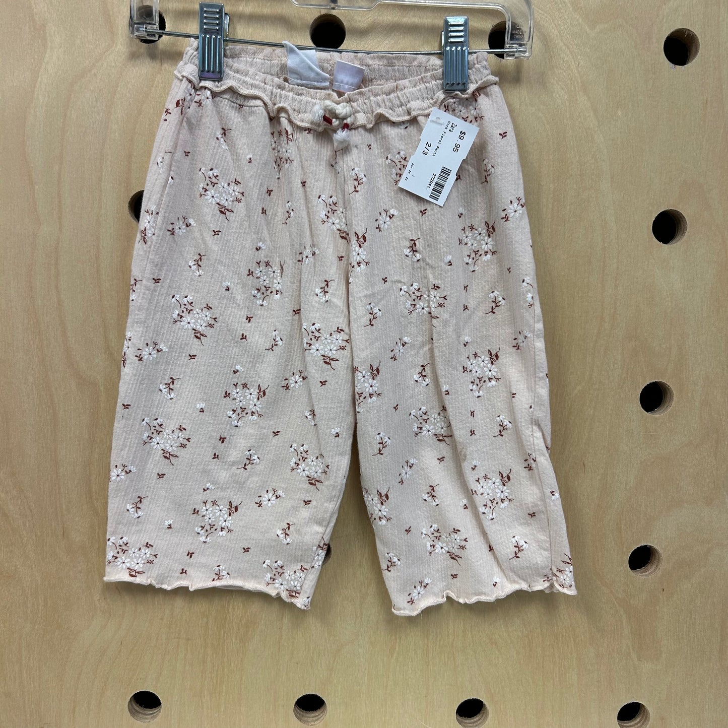 Pink Floral Pants
