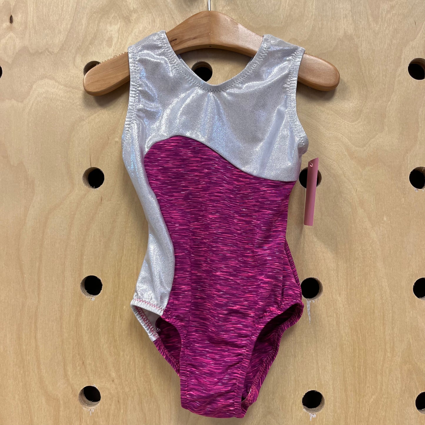 Silver+Pink Leotard
