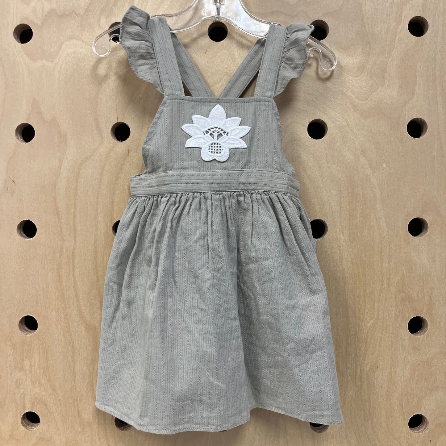 Green Lotus Flower Overalls