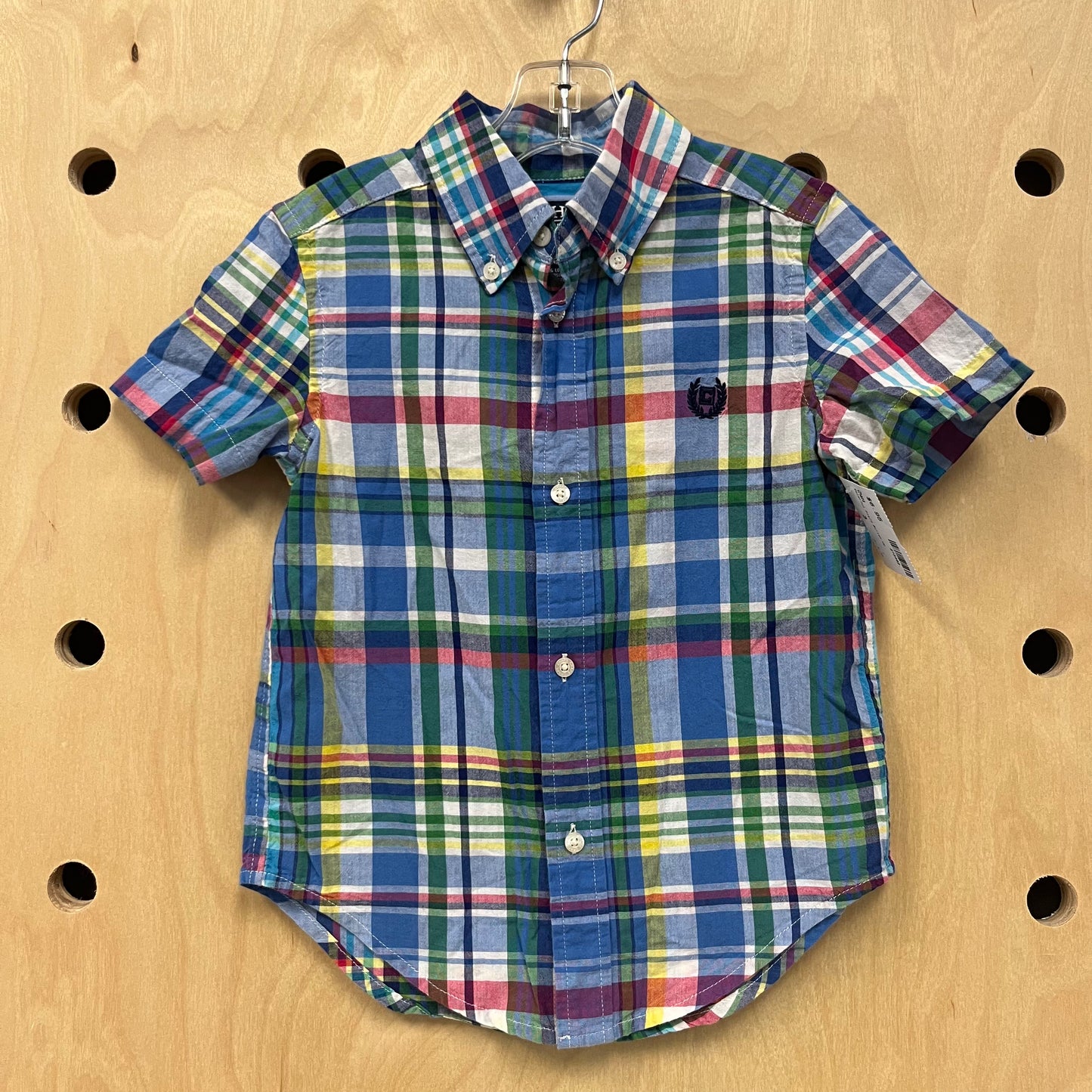 Colorful Plaid Button Up