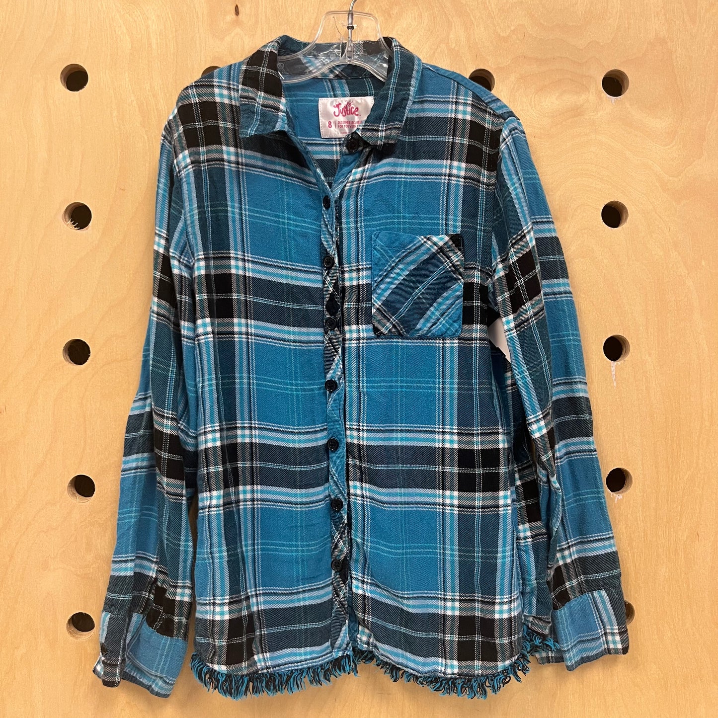 Teal Plaid Flannel