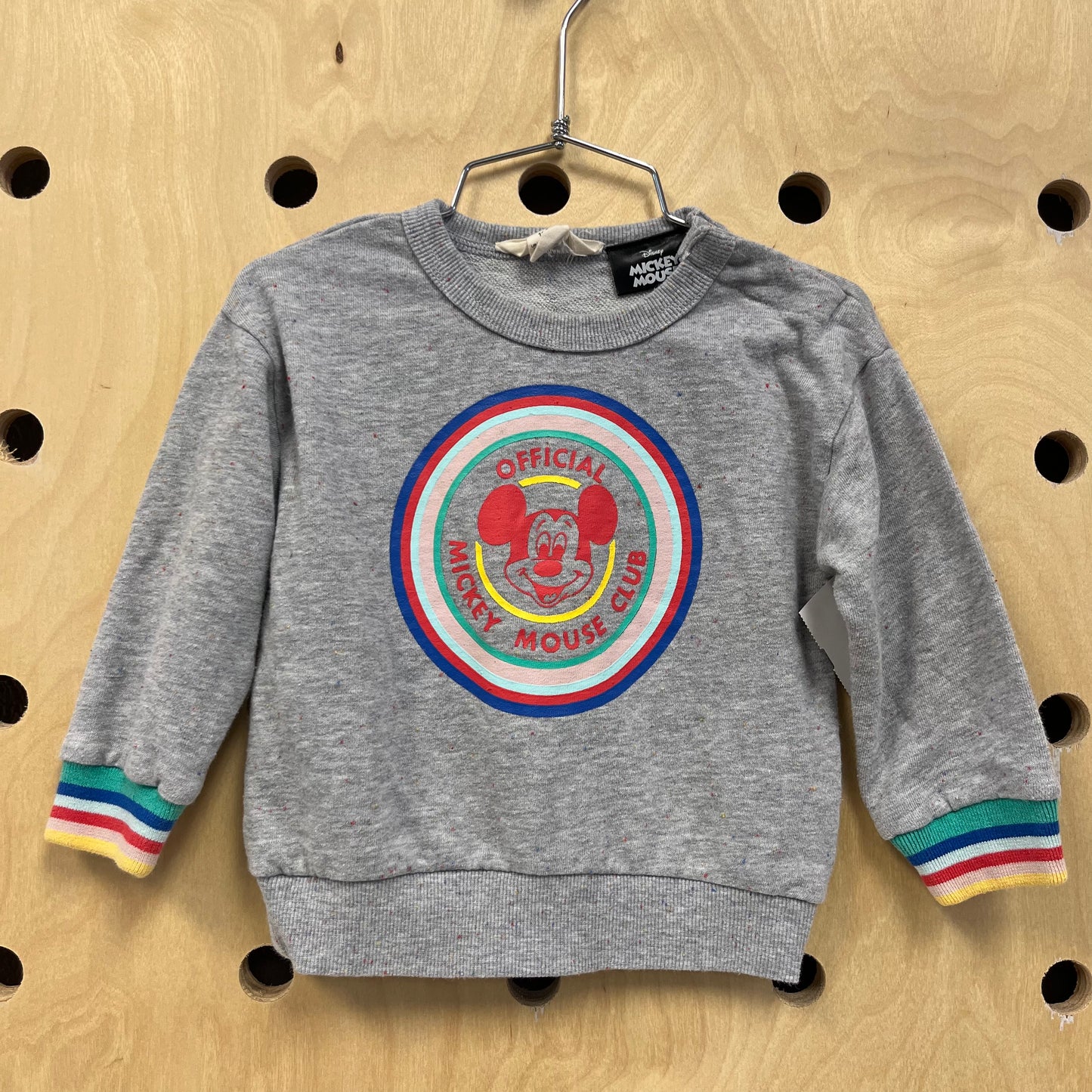 Grey Official Mickey Pullover