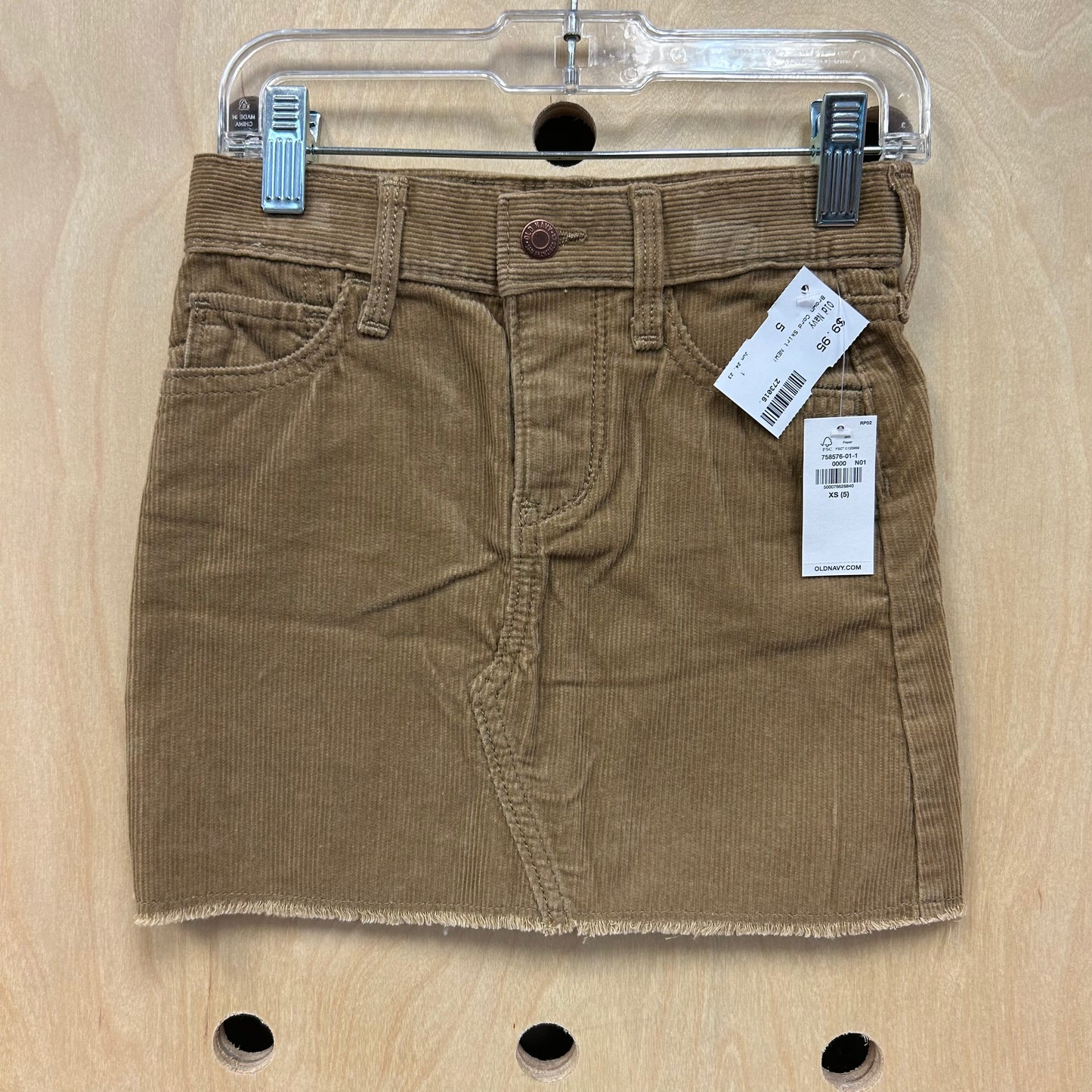 Brown Cord Skirt NEW!