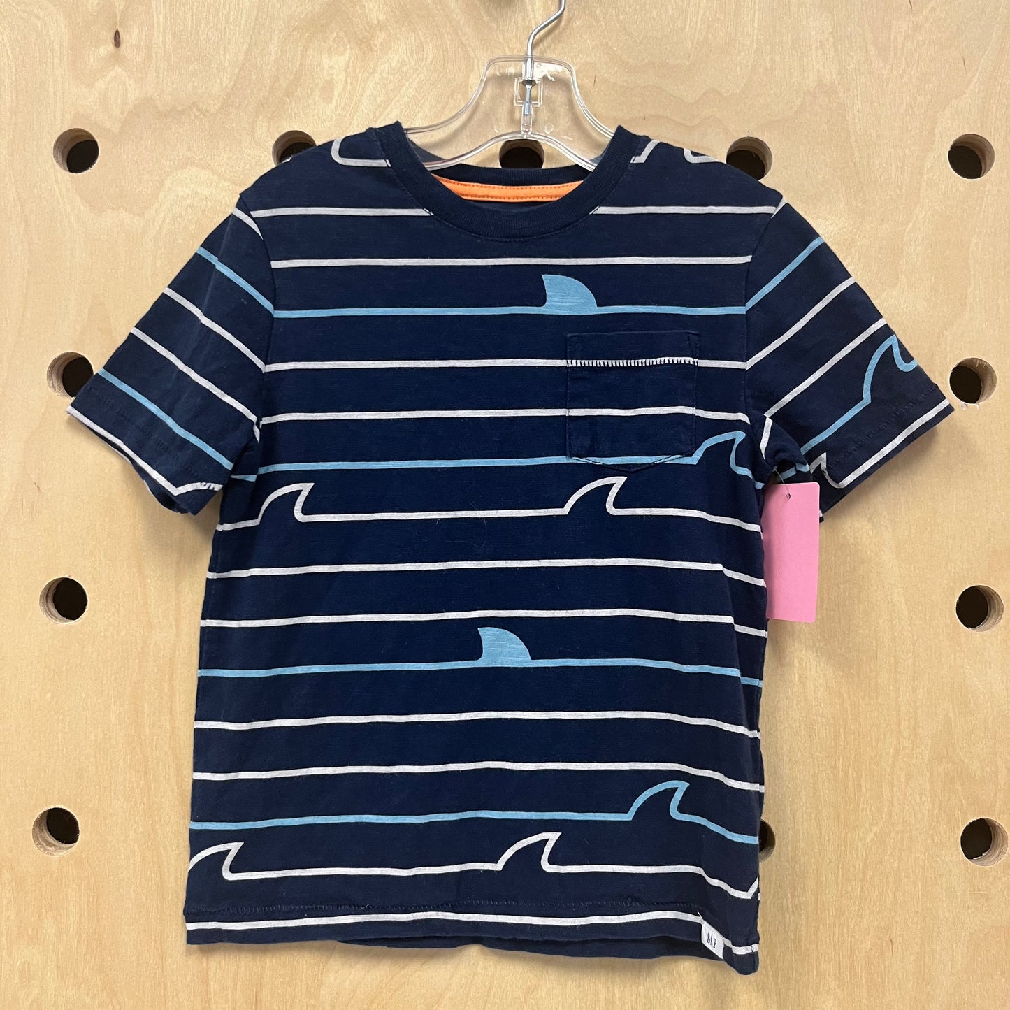 Blue Shark Striped Tee