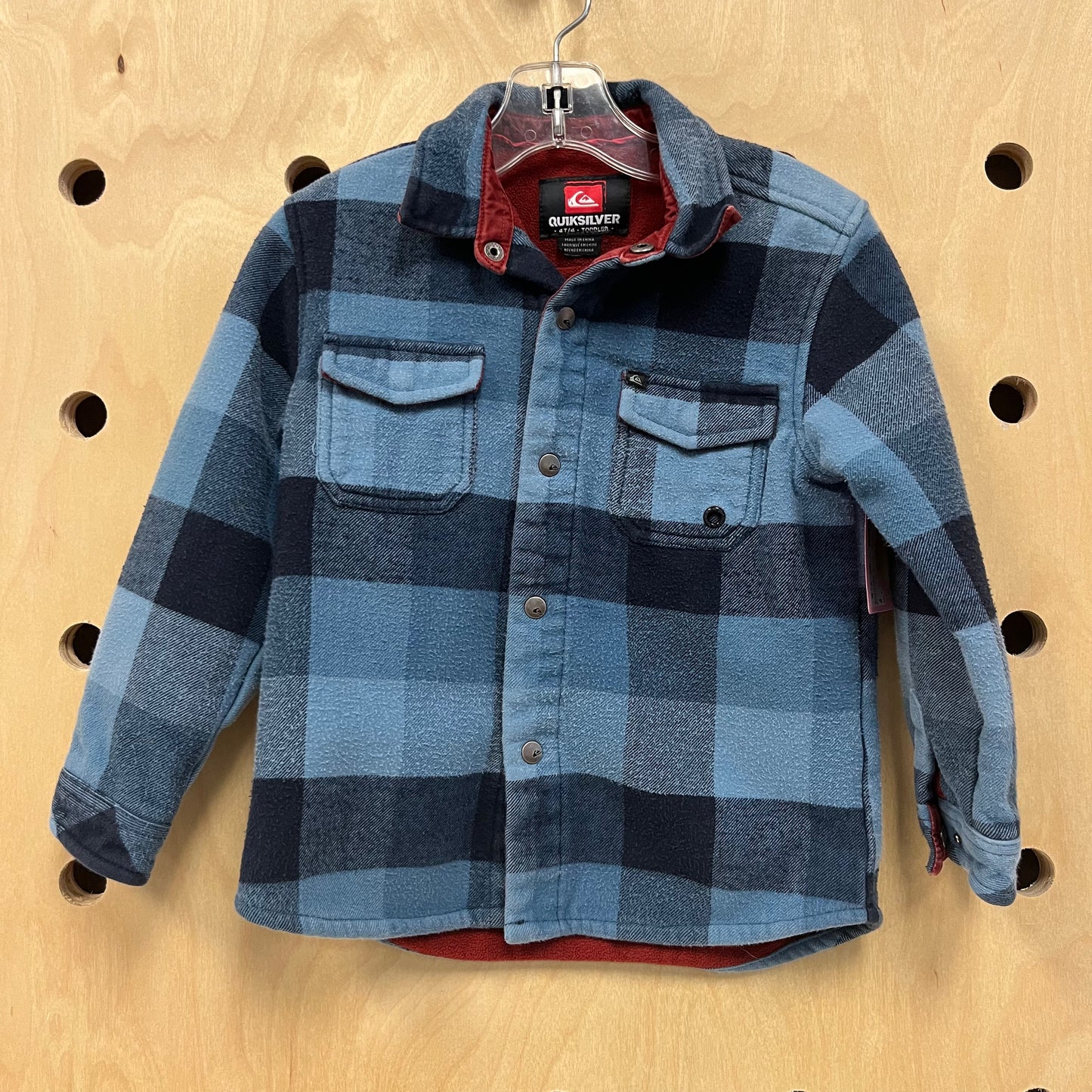 Blue Plaid Flannel Shacket