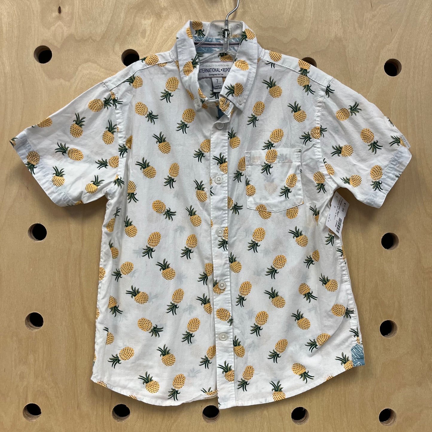 Pineapple Button Up Shirt