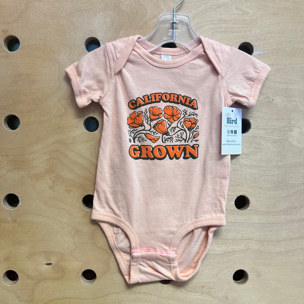 Orange California Grown Bodysuit
