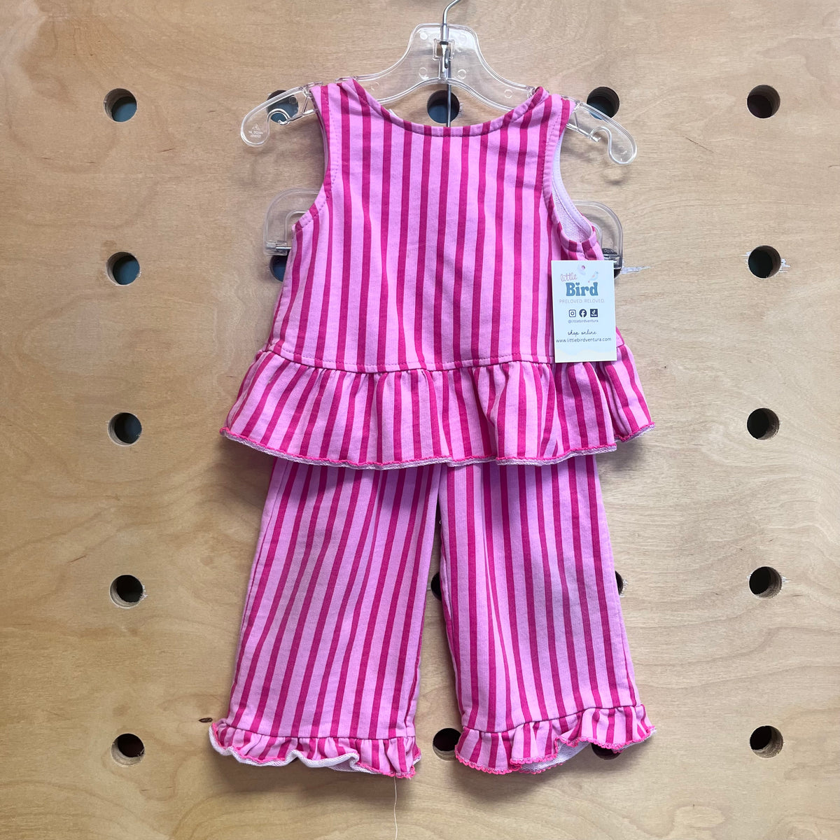 Pink Striped Outfit