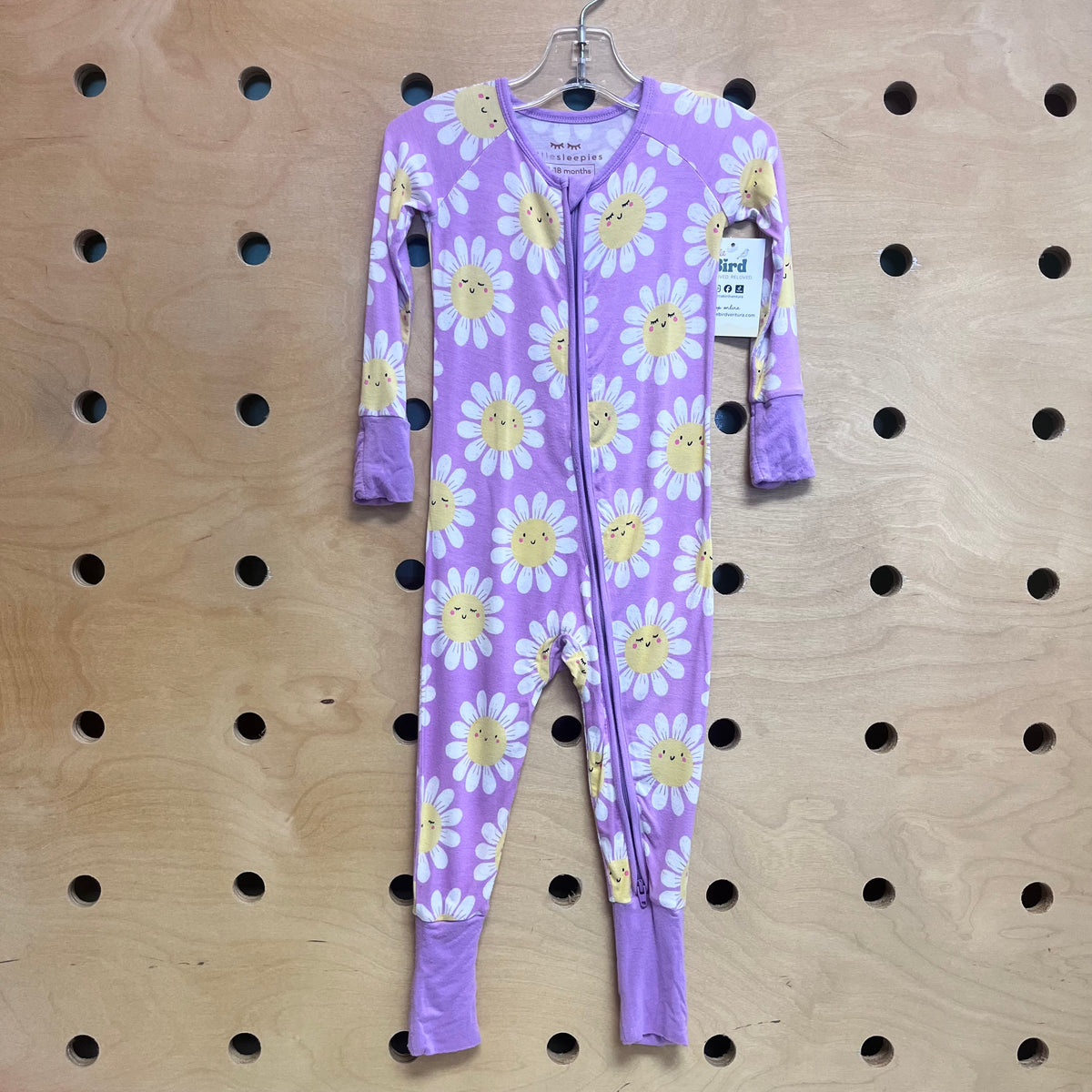 Purple Bamboo Flowers Zippy