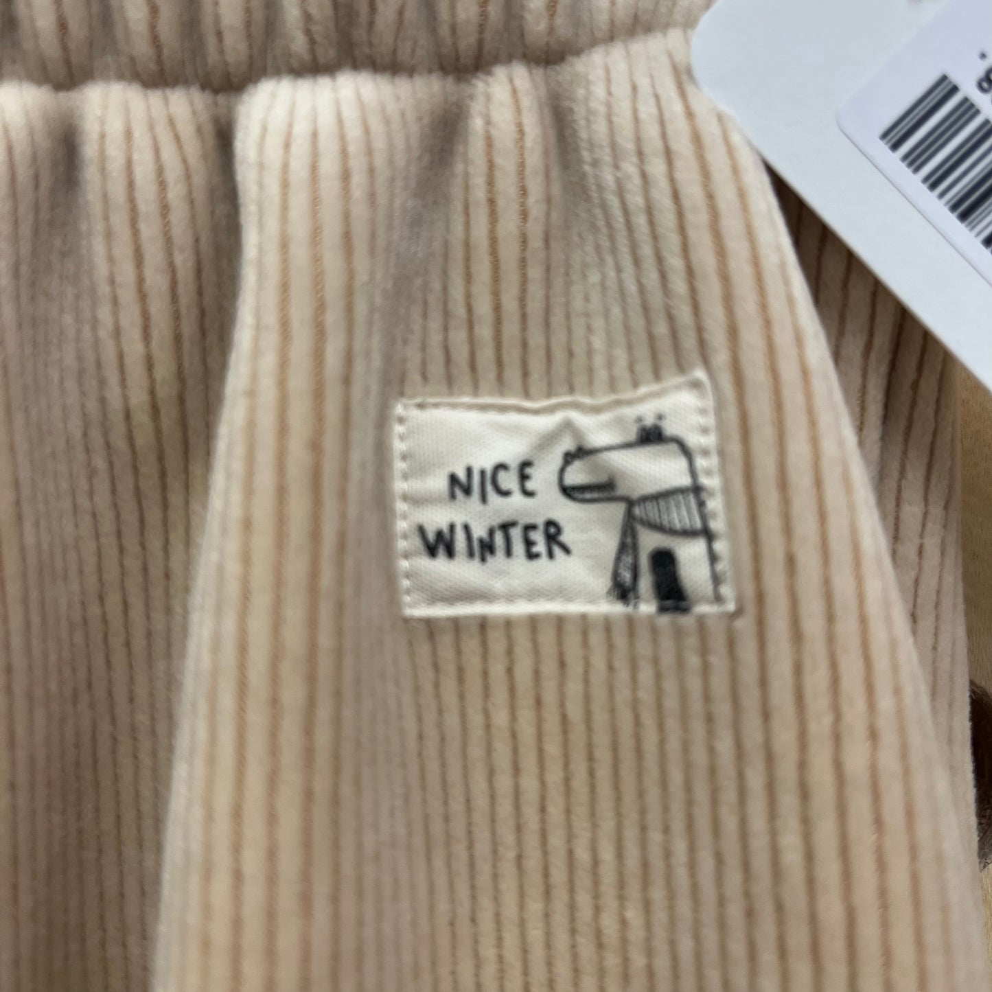 Fleece Lined Cord Joggers