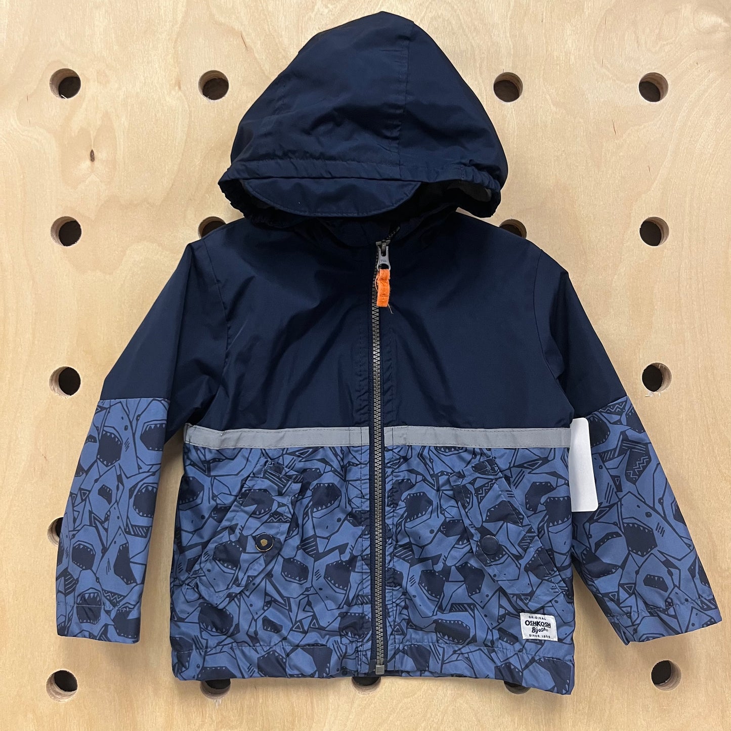 Blue Shark Zip Hoodie
