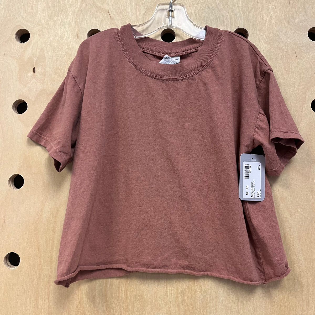 Dusty Rose Crop Top