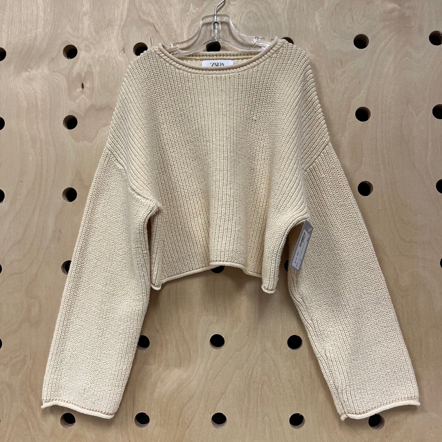 Yellow Cropped Sweater