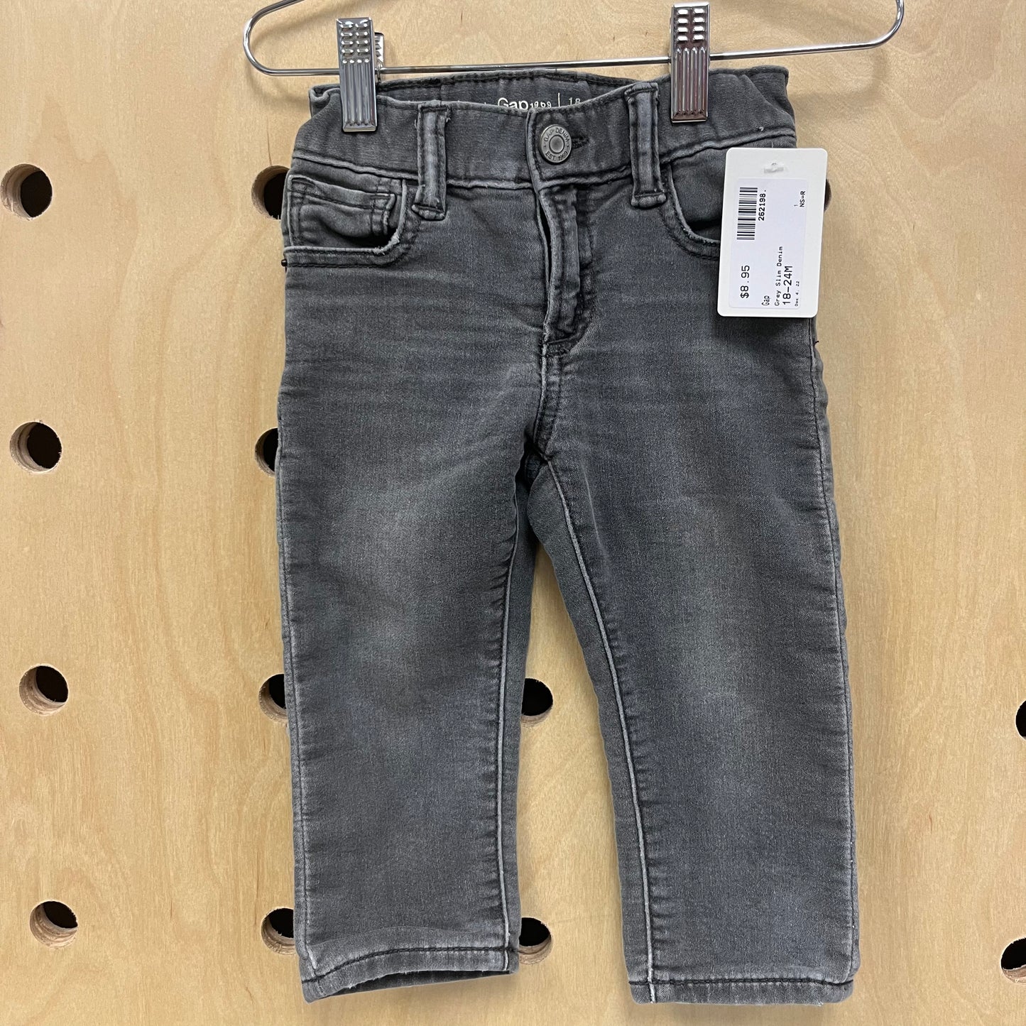 Grey Slim Denim