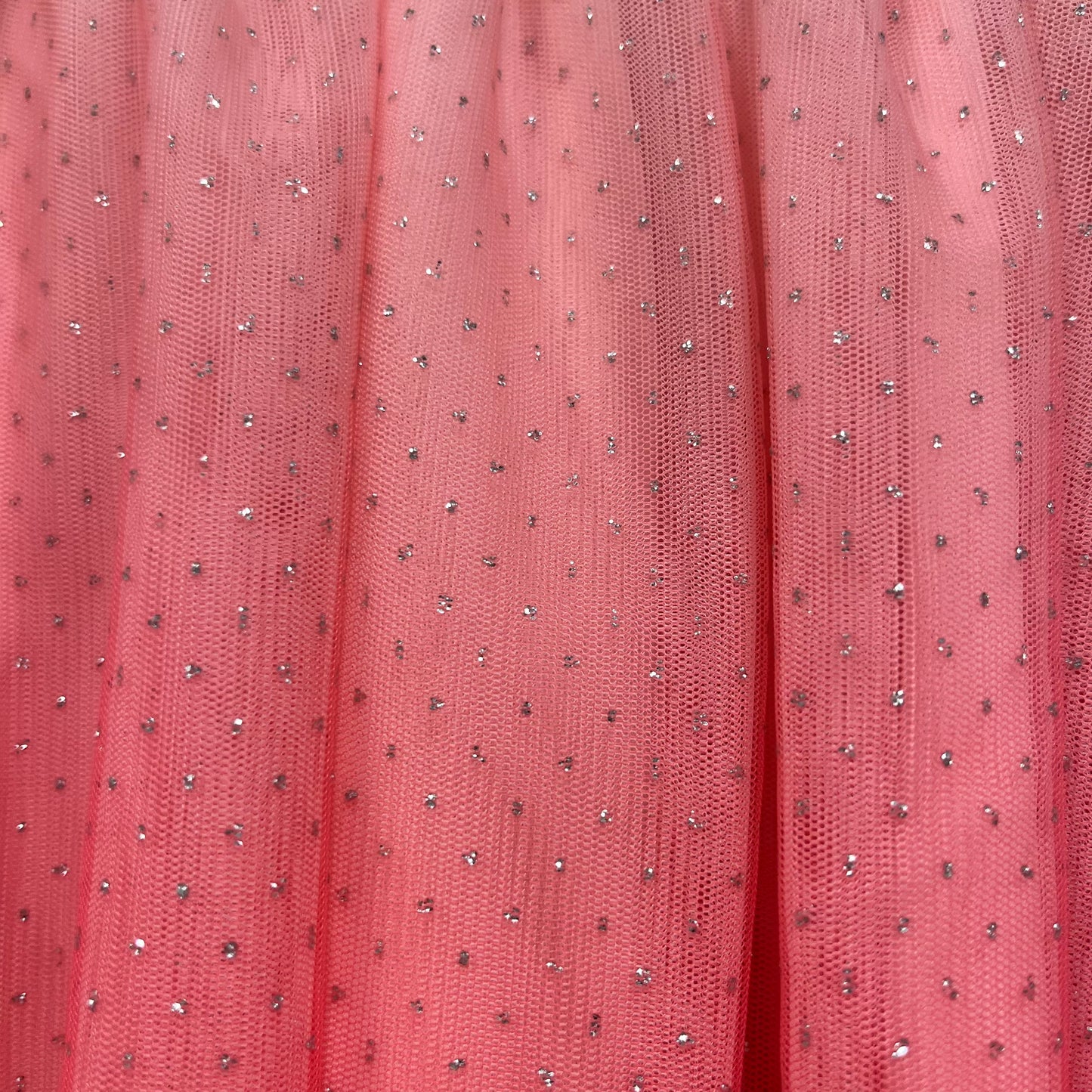 Pink + Silver Tulle Skirt
