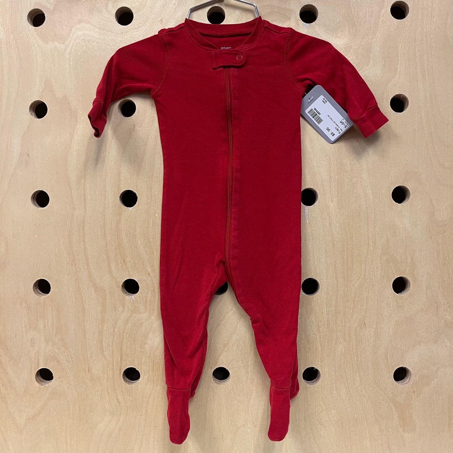 Red Zippered Footies