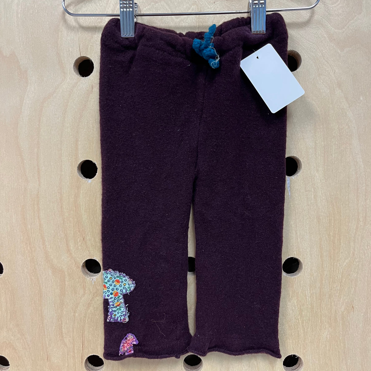 Plum Knit Mushroom Soft Pants