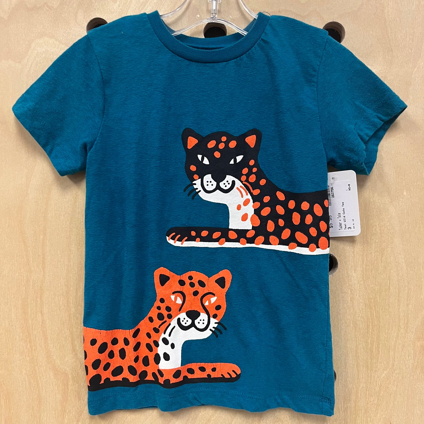 Teal WIld Cats Tee
