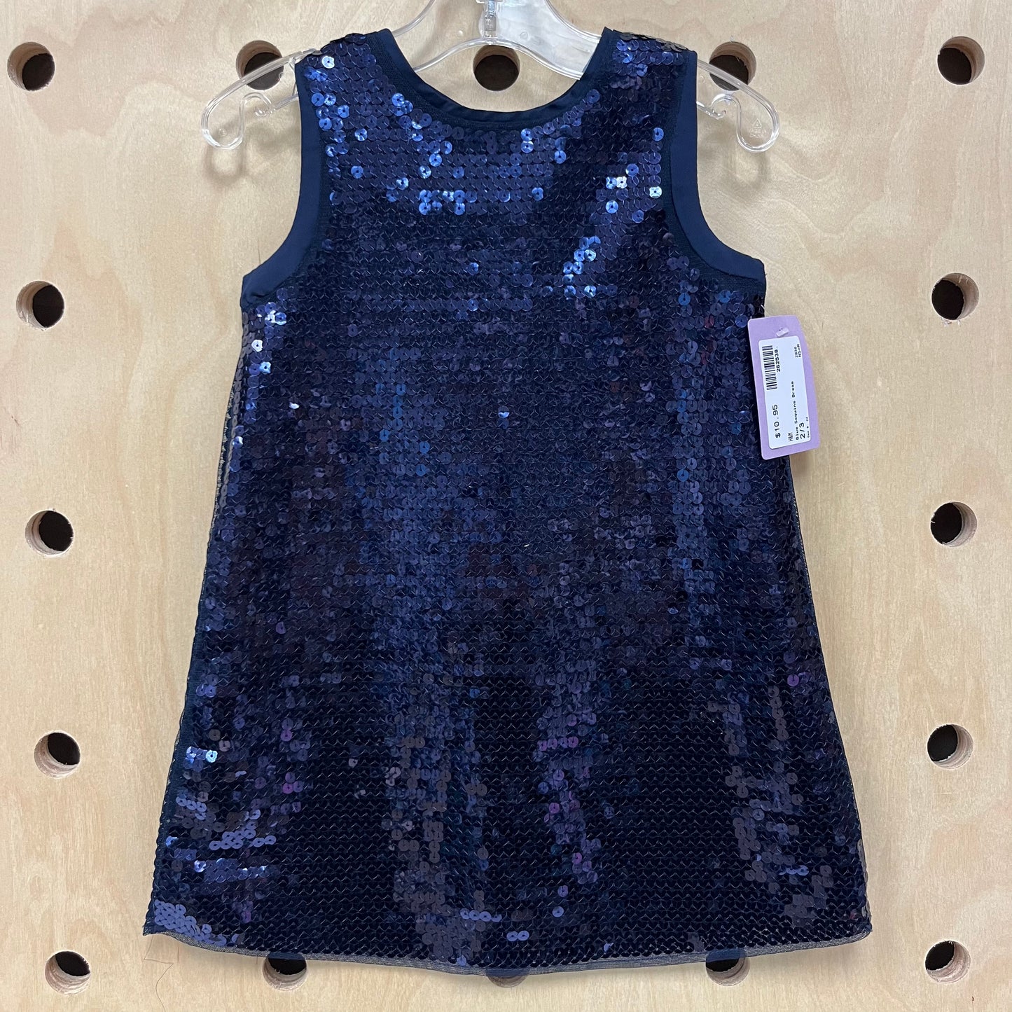 Blue Sequins Dress