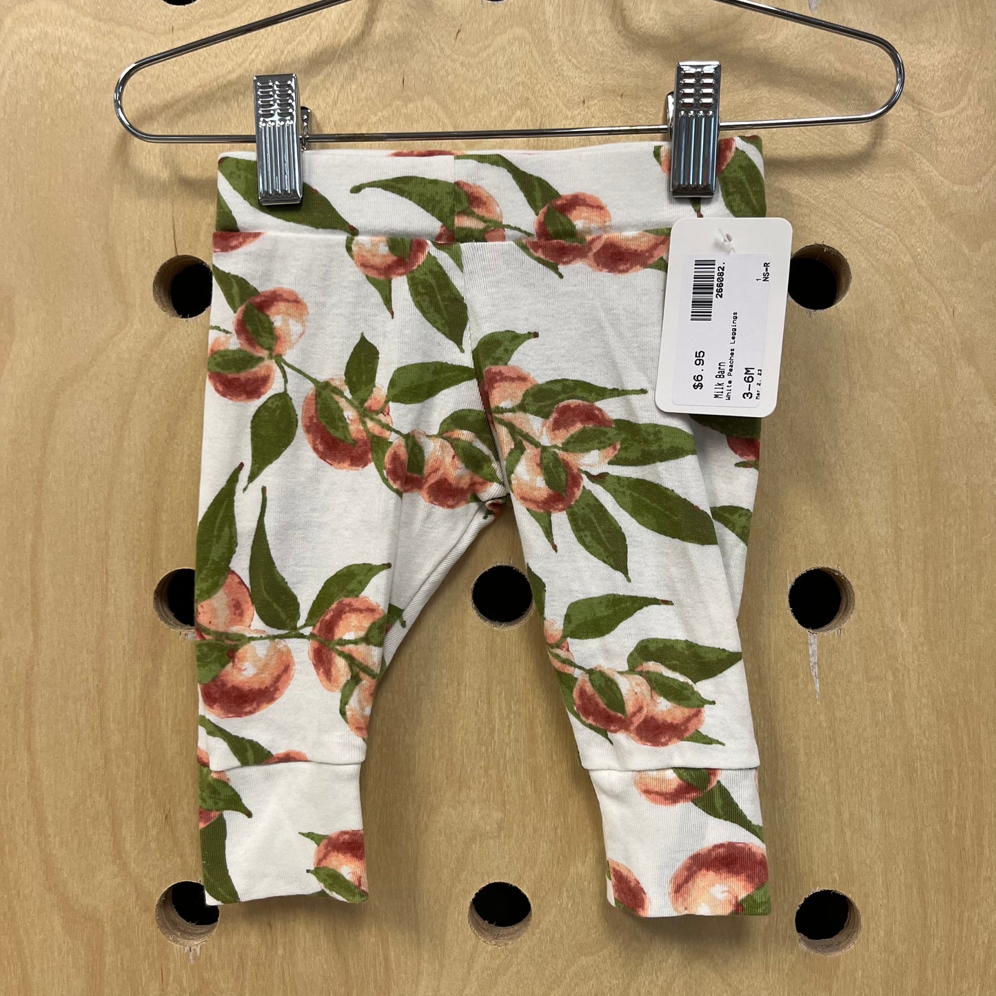 White Peaches Leggings