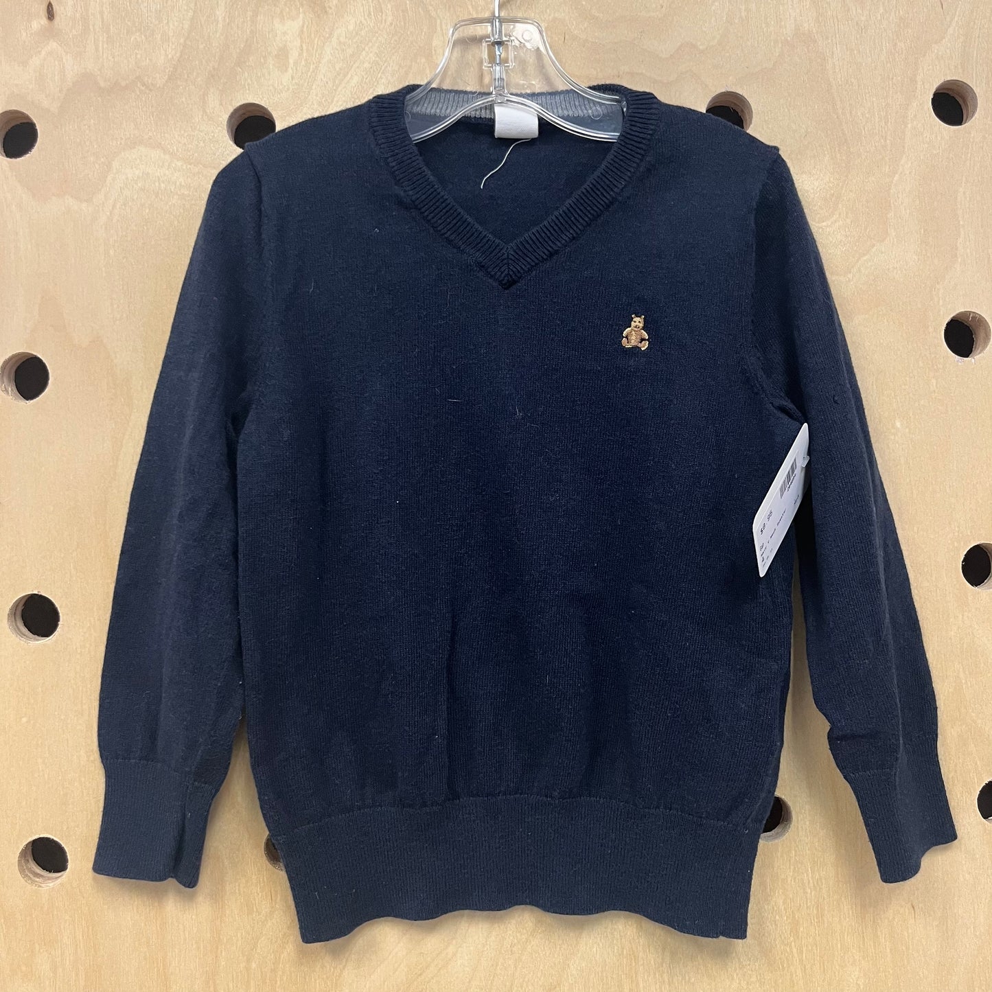 Navy V Neck Sweater