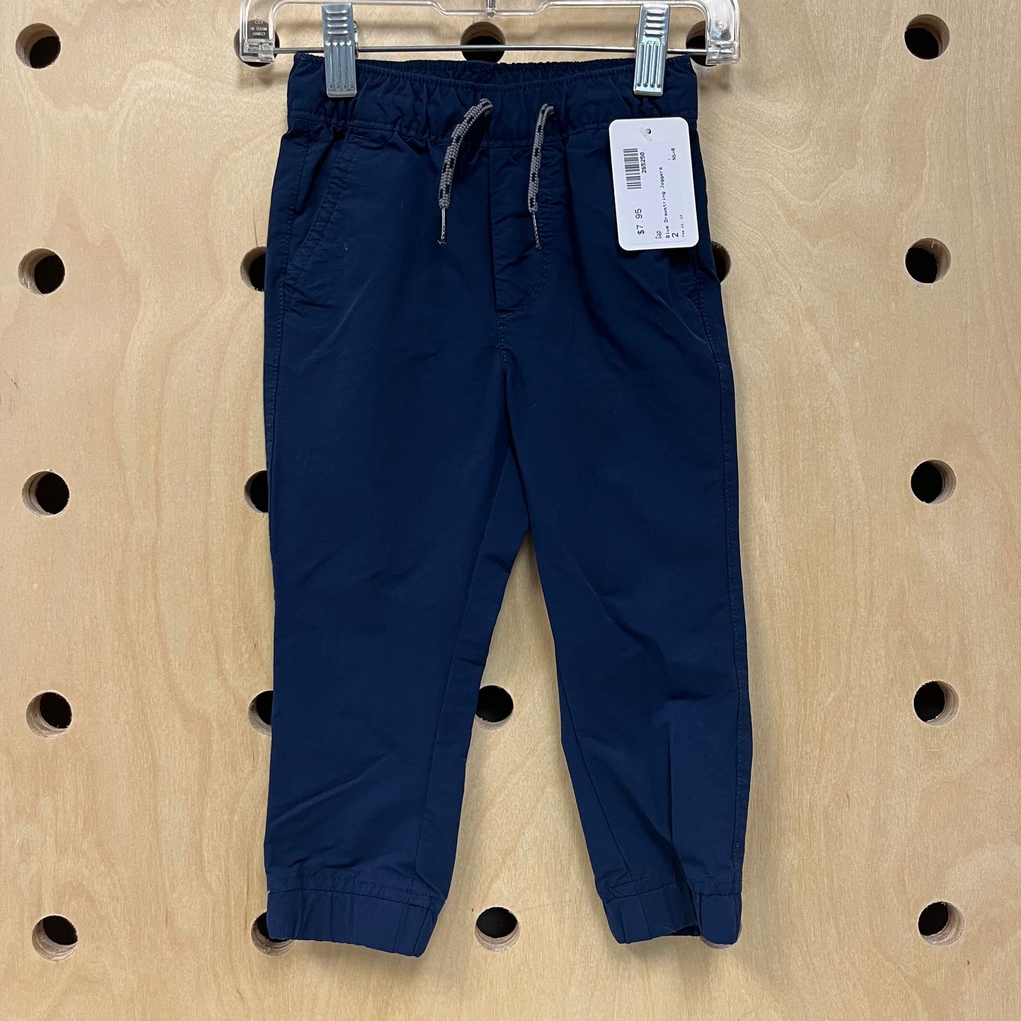 Blue Drawstring Joggers