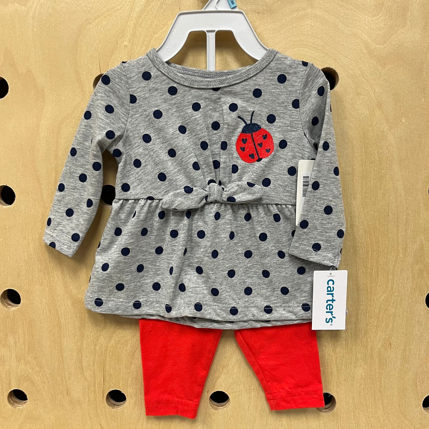 Grey + Red Ladybug Outfit NEW!