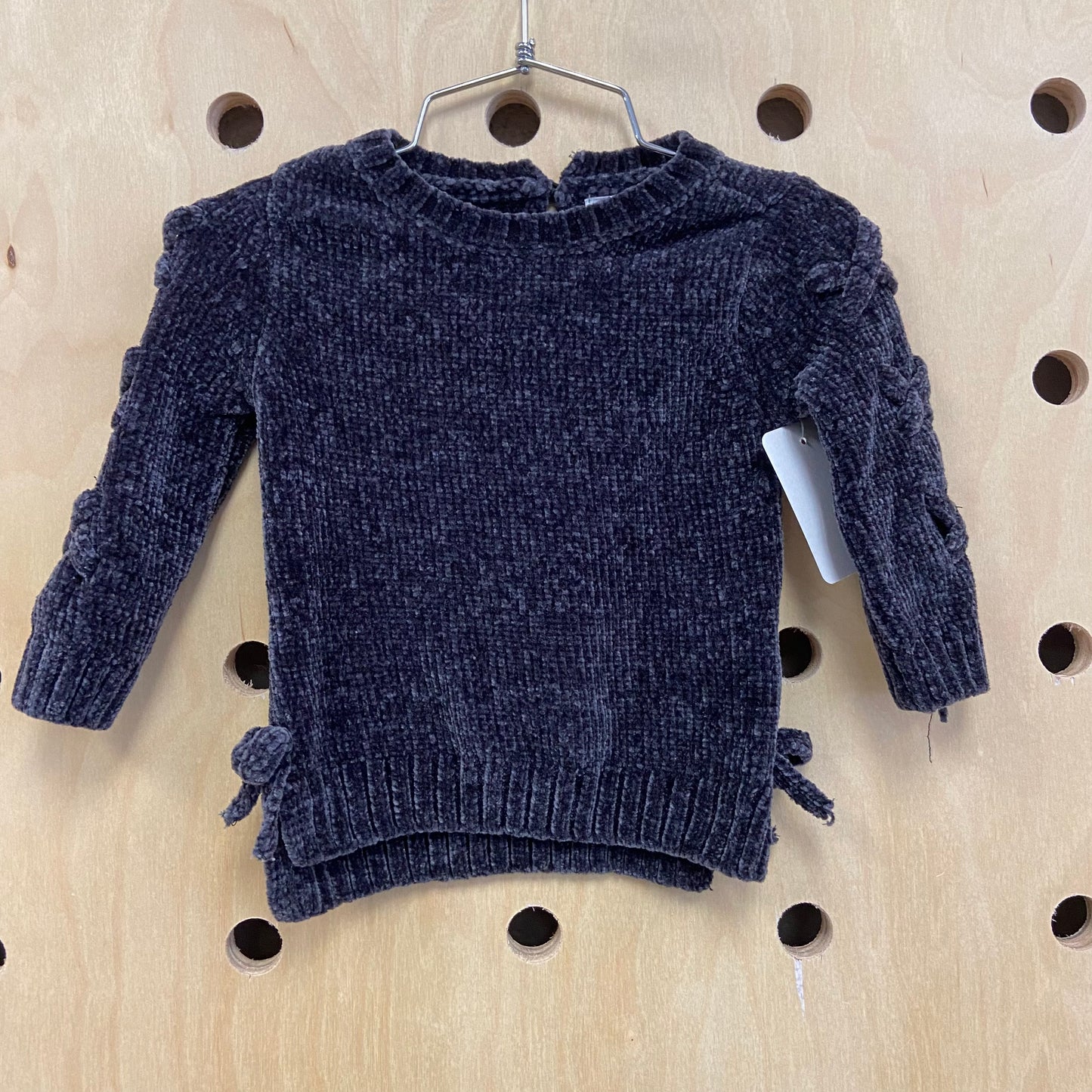 Grey Microfiber Sweater
