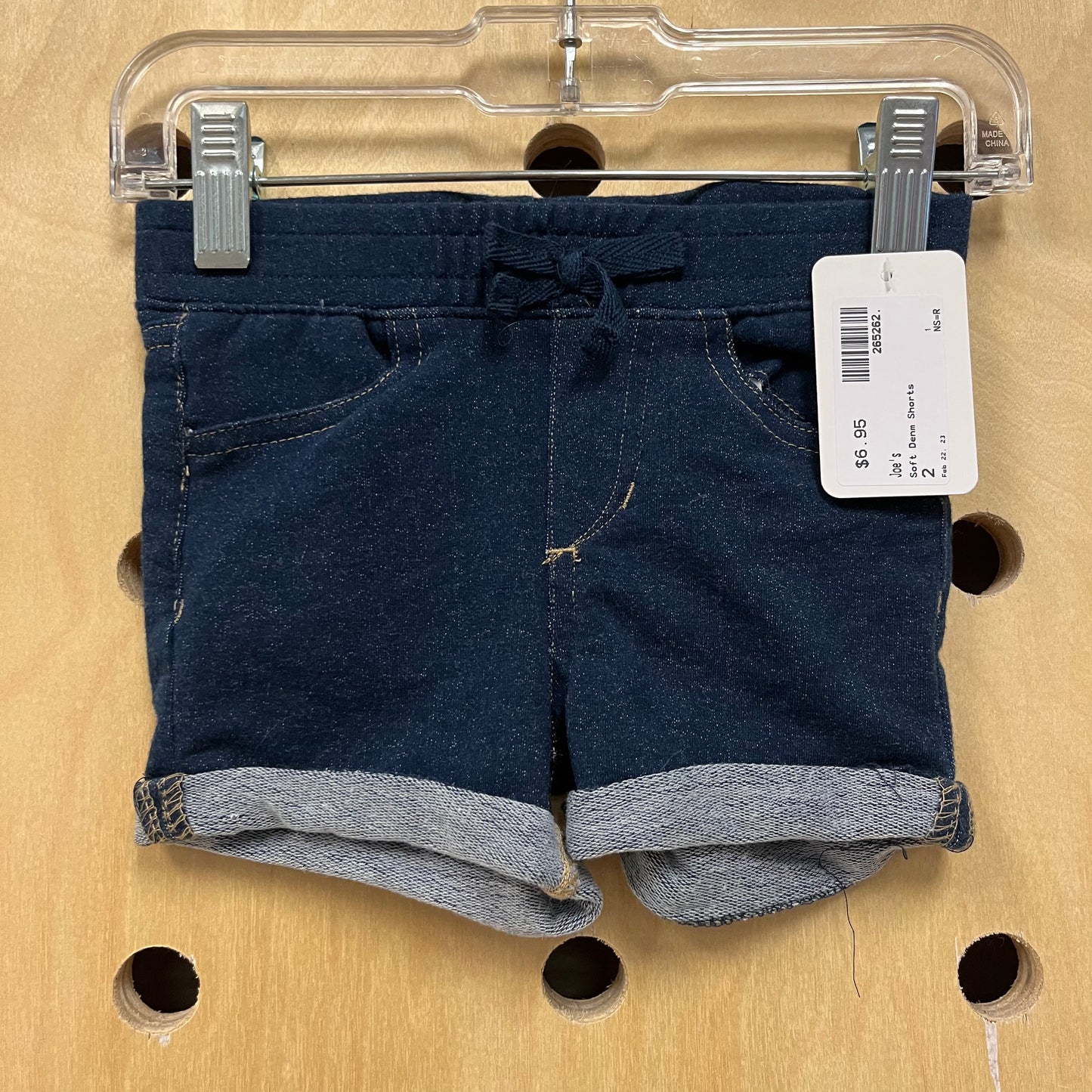 Soft Denim Shorts