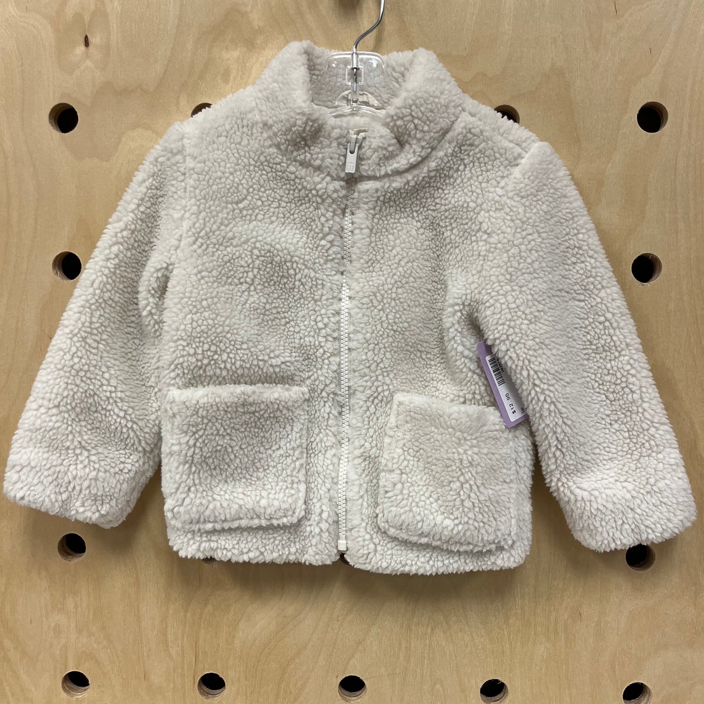 Cream Sherpa Jacket