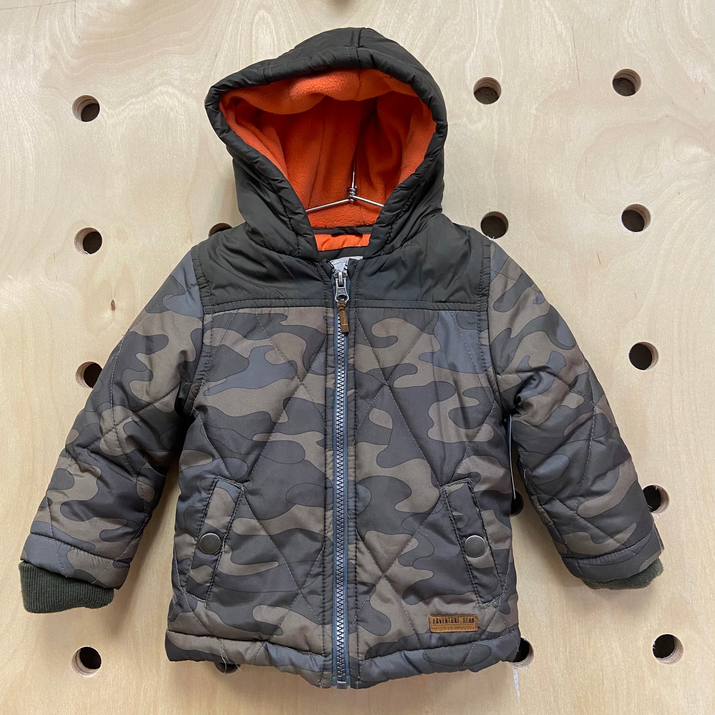 Camo Puffer Jacket