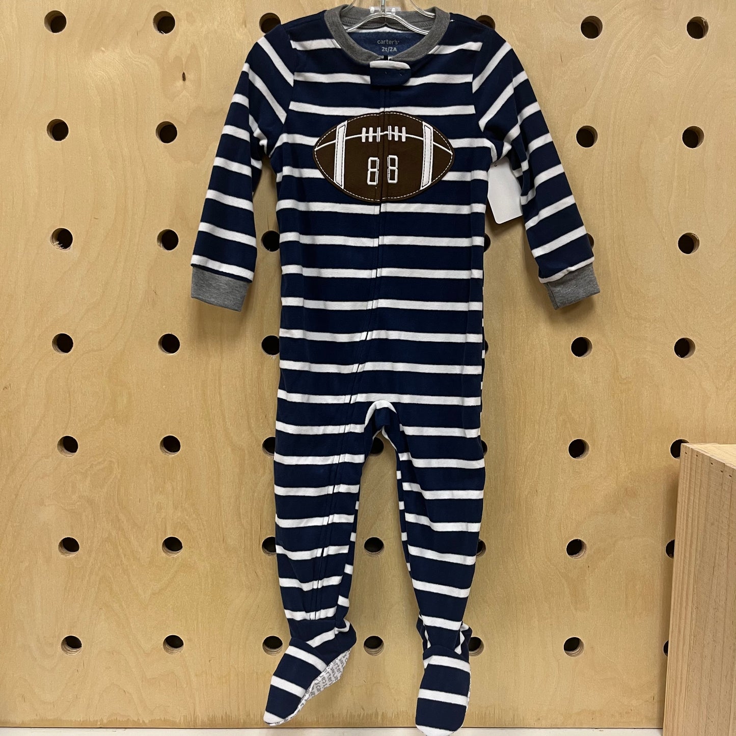 Football Fleece Pajamas NEW!