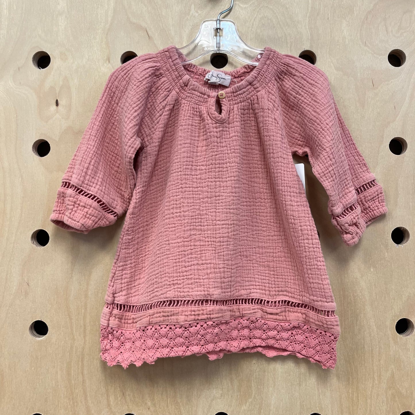 Dusty Pink Muslin Top