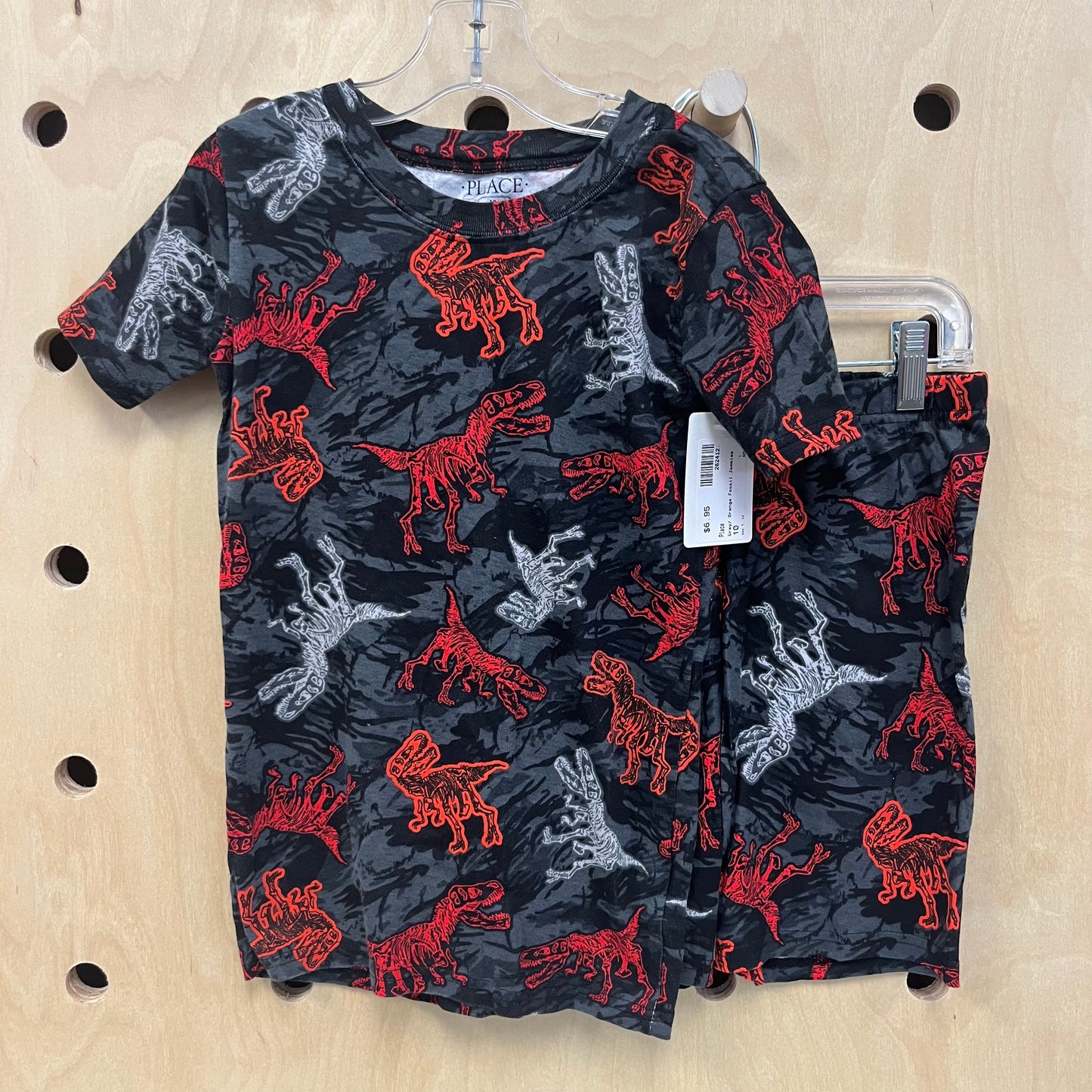 Grey/ Orange Fossil Jammies