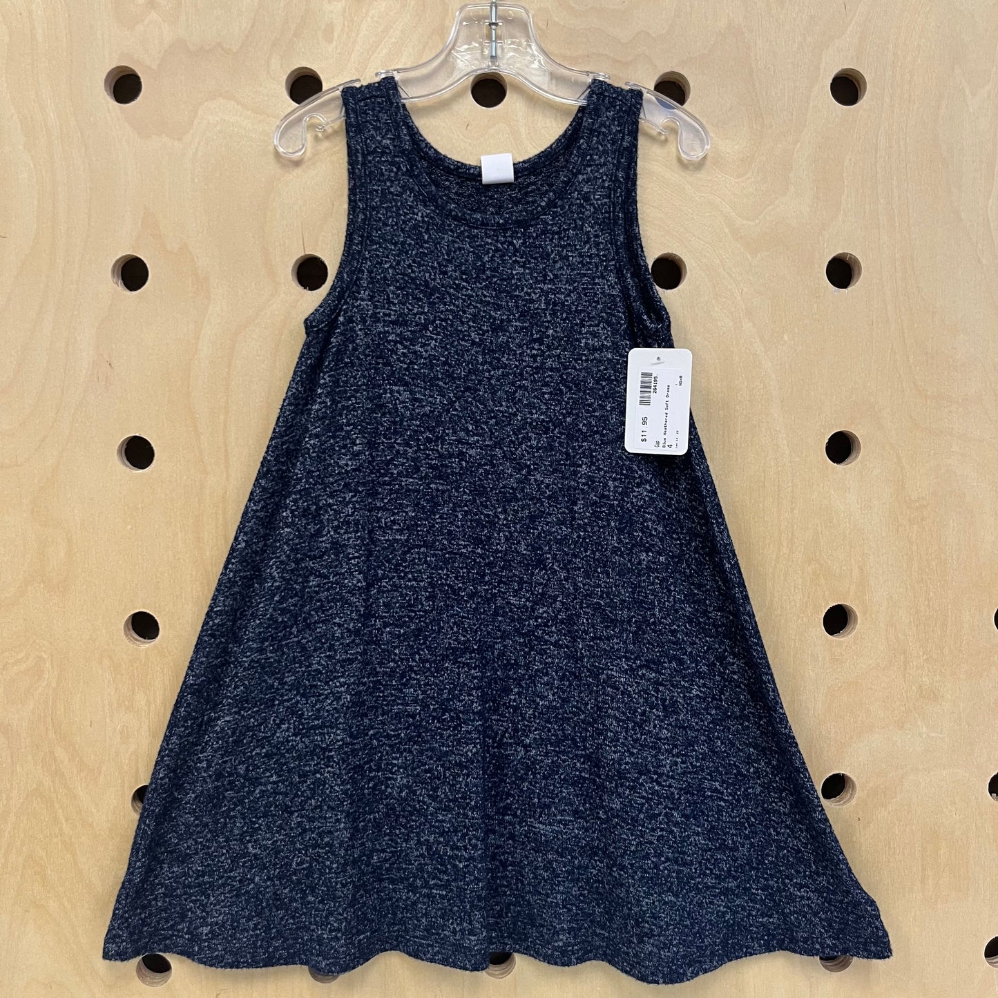 Blue Heathered Soft Dress