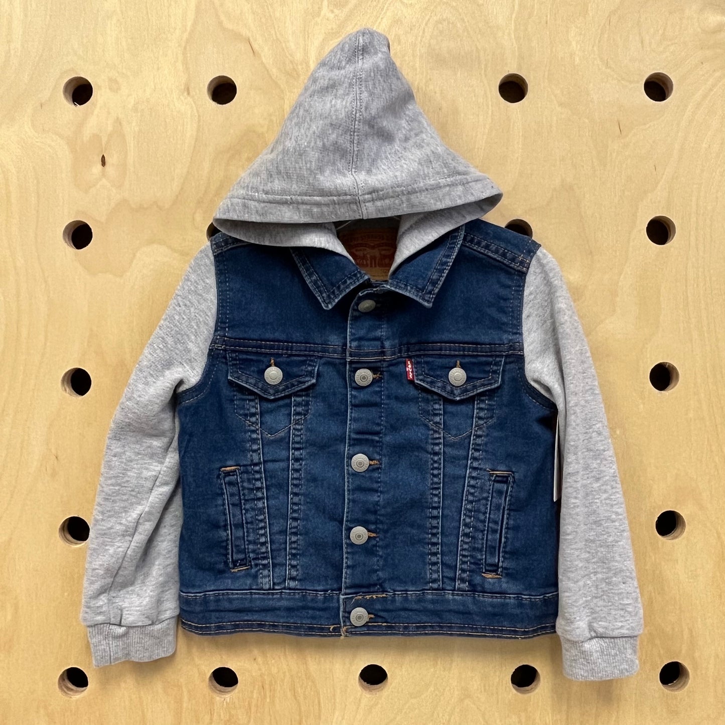 Soft Hooded Denim Jacket